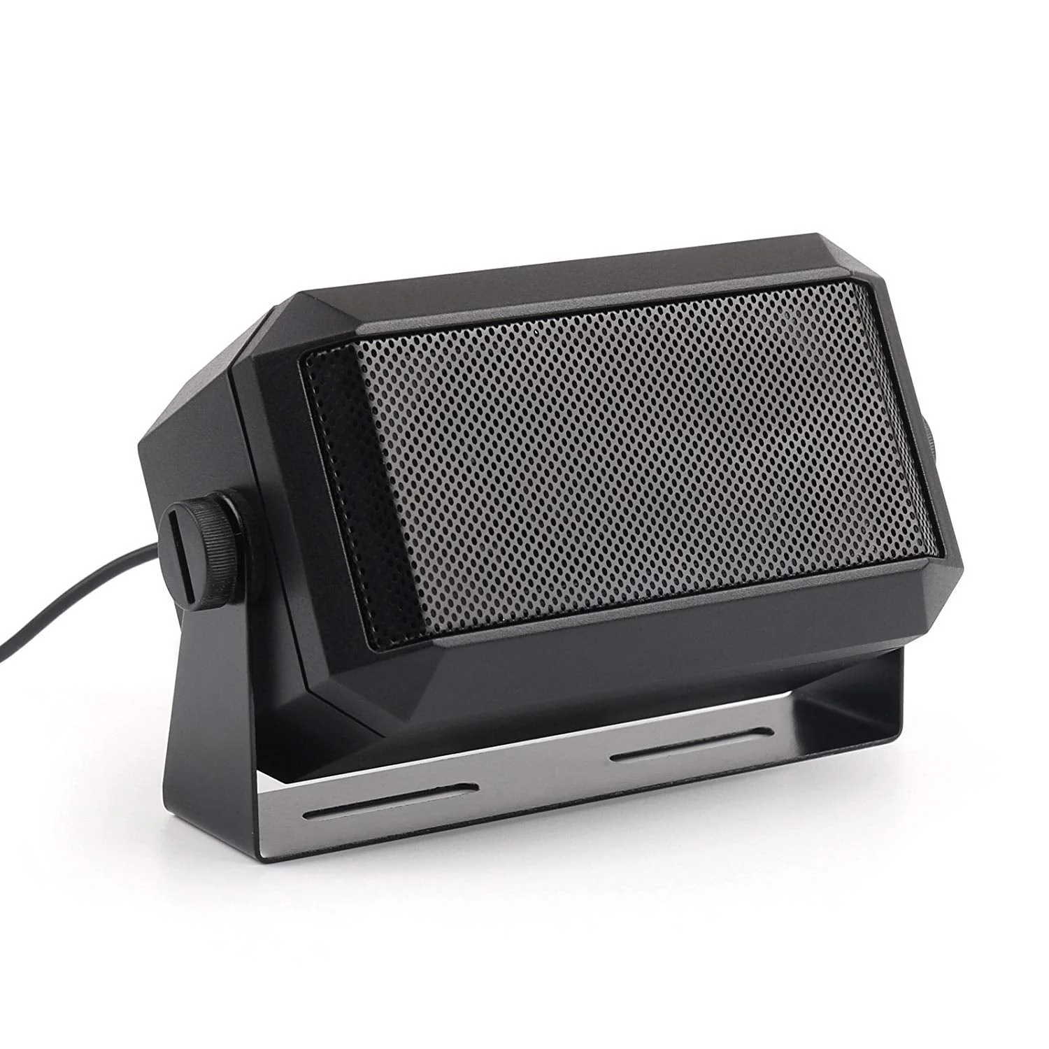 Radioddity Mini External Speaker for Mobile Radio Car Transceiver, 5W Universal Portable, 71" Power Cable, 4 x 4, Compatible CB-27 Pro DB20-G Icom ID-5100 Yaesu FT-891 Midland MXT115 - Image 2