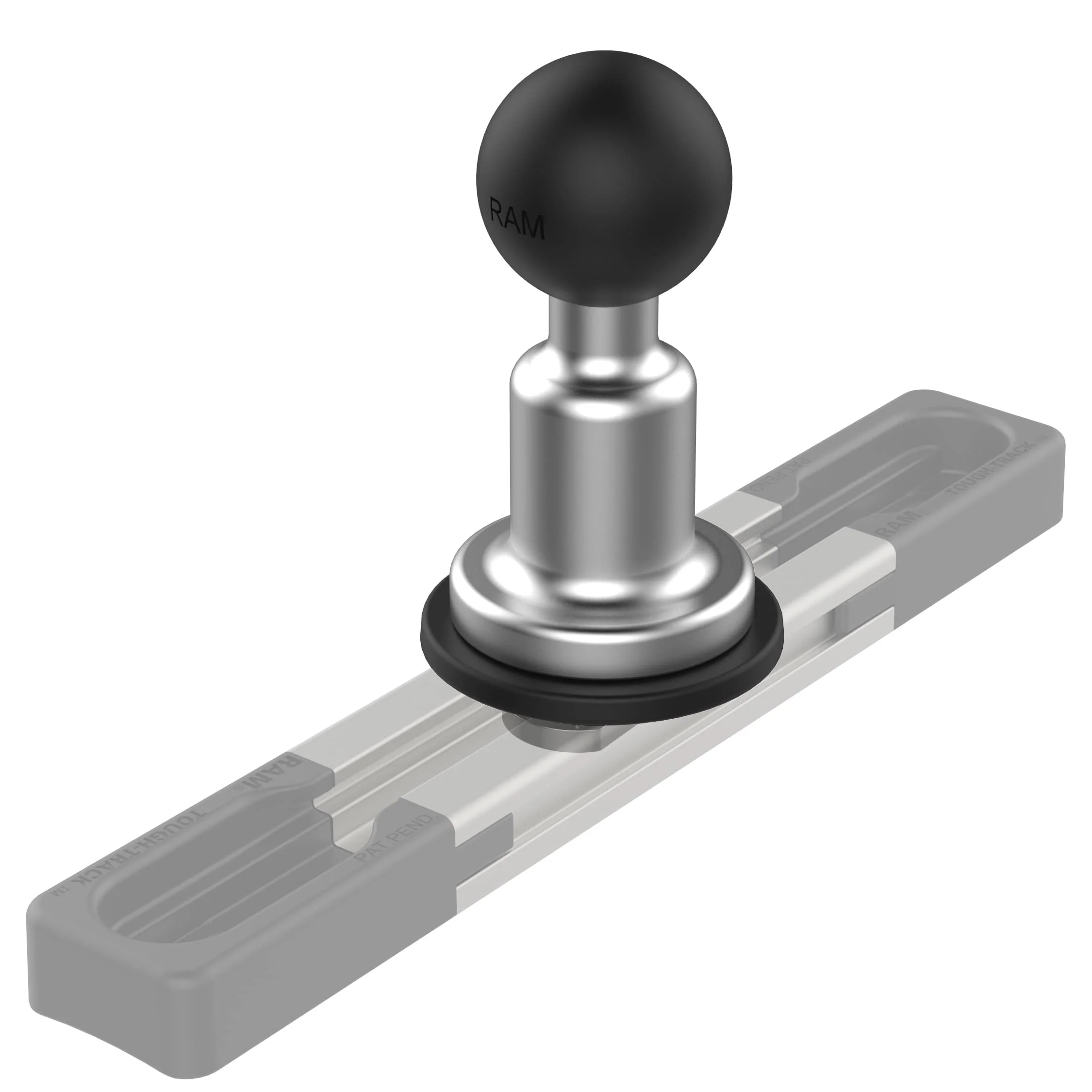 RAM Mounts Aluminum Track Ball with T-Bolt Attachment RAM-B-463-TRA1U with B Size 1" Ball Aluminum B Size 1" Ball - Image 3