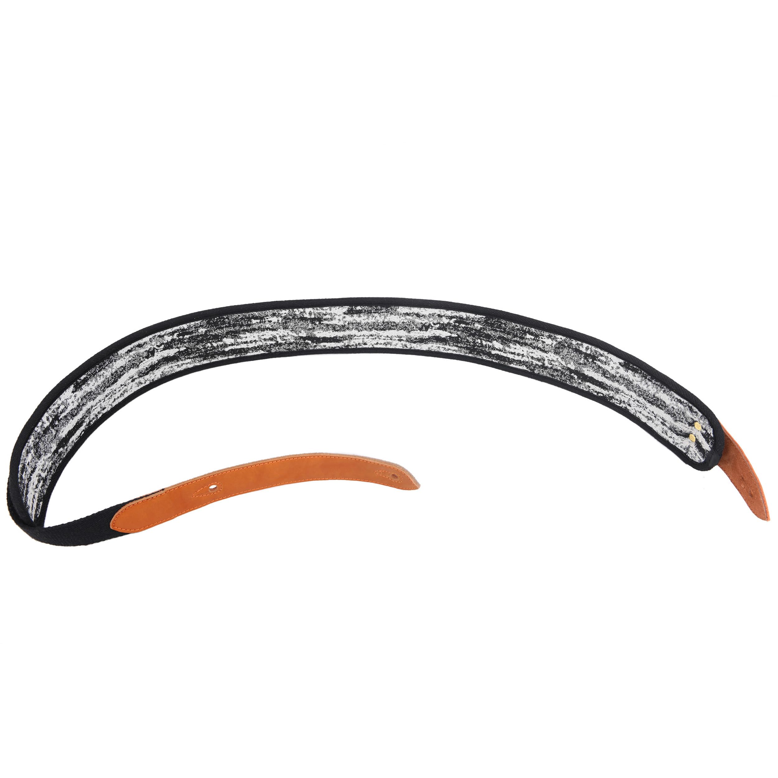 RAM'S LAND 3 inch Wide Leather Guitar Straps, Padded Guitar Strap for Electric, Acoustic, and Bass Guitar 009-fl - Image 8