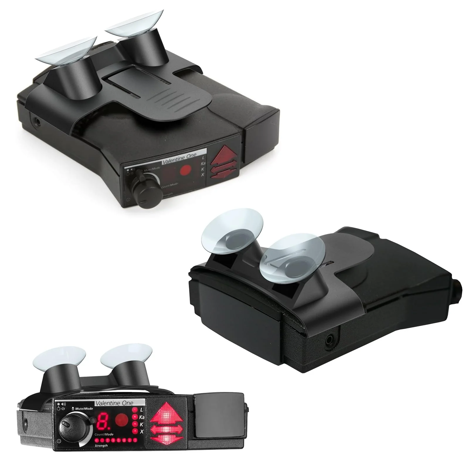 Ramtech Car Windshield Suction Cup Mount Holder Compatible with Valentine One V1 Gen1 Radar Laser Detector, WMV1K(Cradle+10 Suction Cups) - Image 4