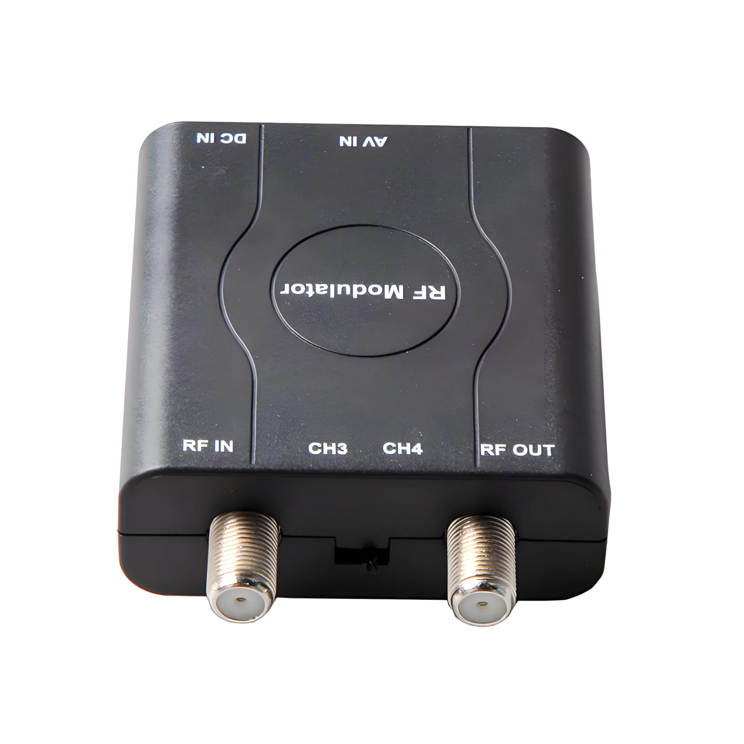 RCA to Coaxial Adapter, RF Coaxial Modulator, CVBS RF Adapter, VHF Converter, Channel 3/4 Switch for Game & Video Hub, DVD, VCR Player, PS2 PS3 PS4 - Image 2