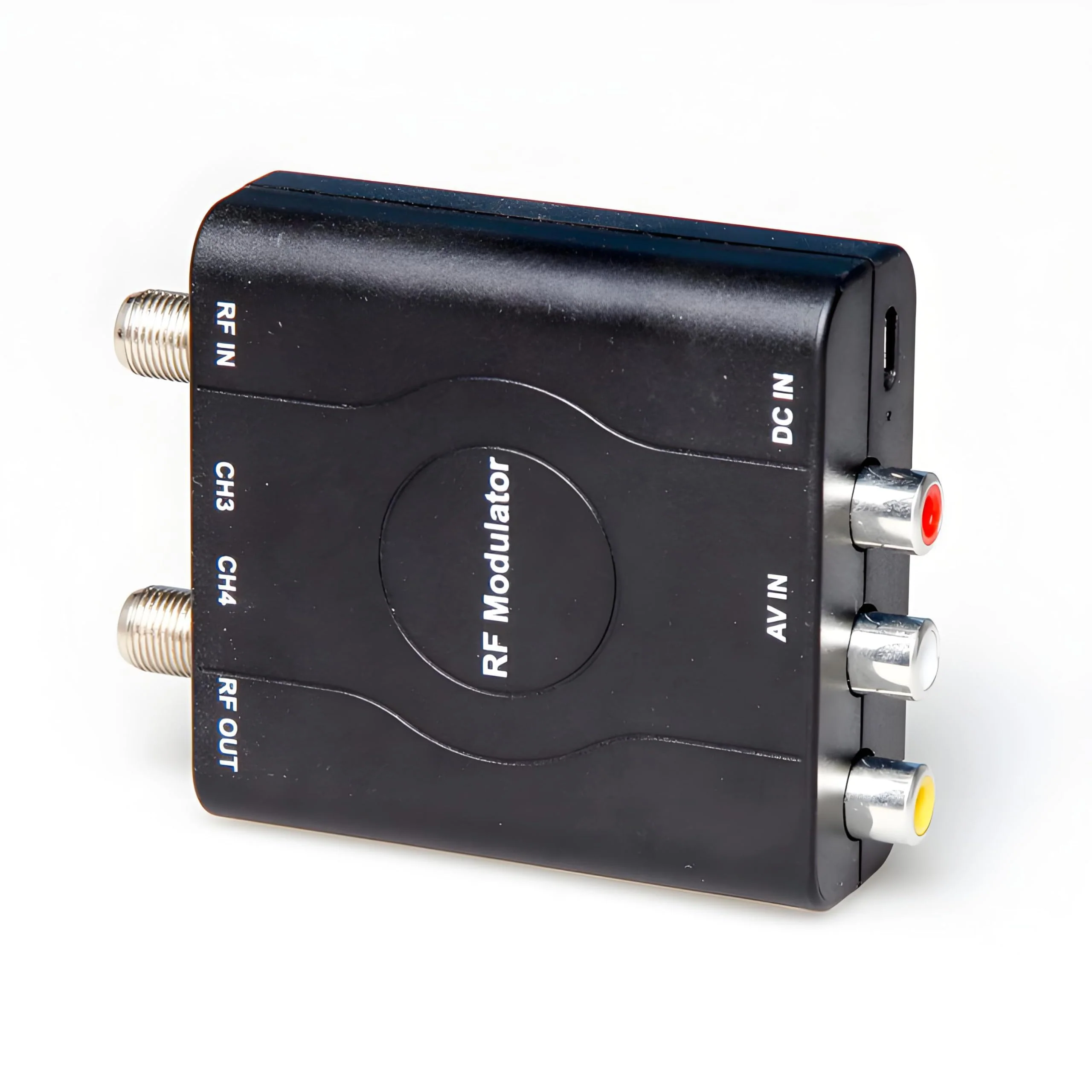 RCA to Coaxial Adapter, RF Coaxial Modulator, CVBS RF Adapter, VHF Converter, Channel 3/4 Switch for Game & Video Hub, DVD, VCR Player, PS2 PS3 PS4 - Image 5