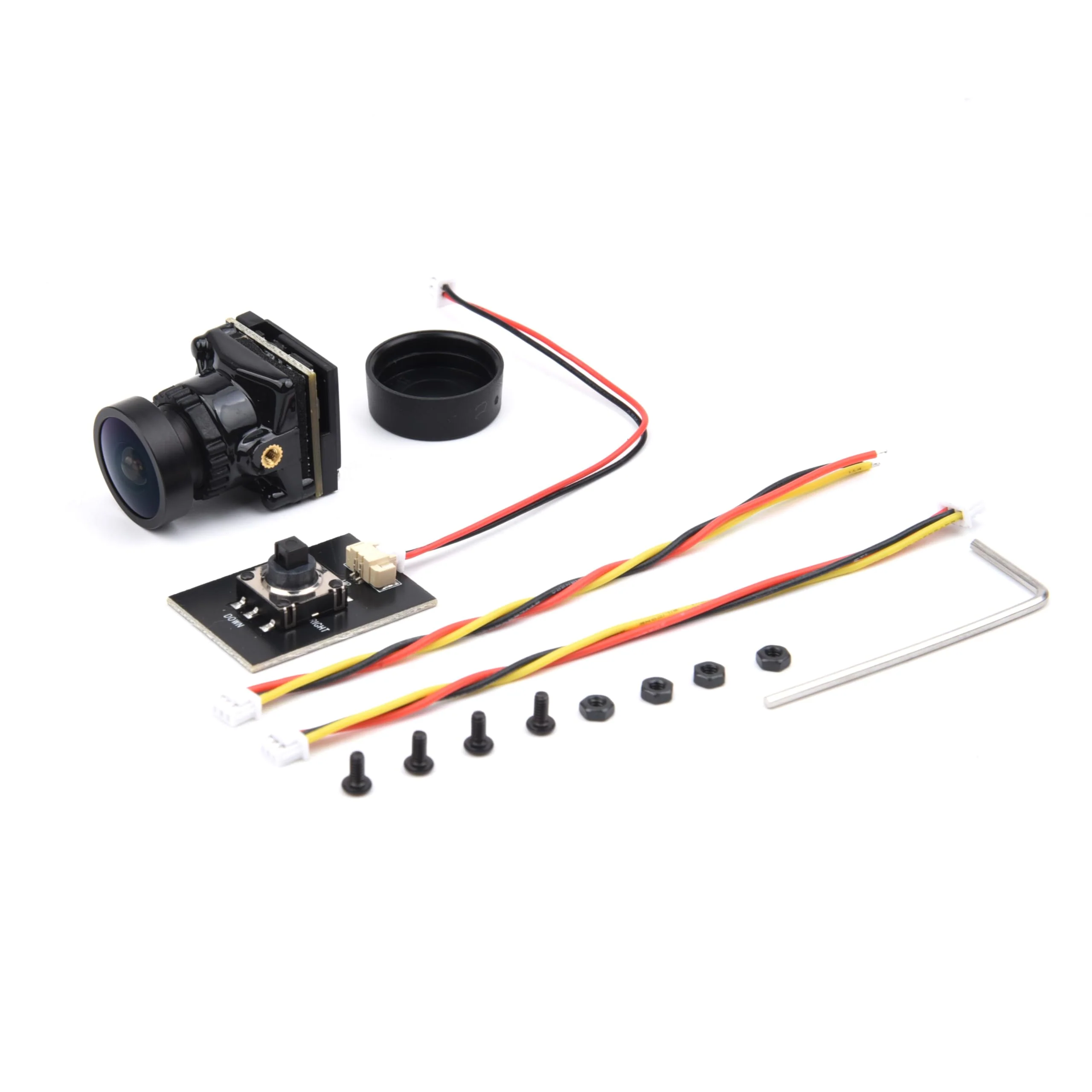 Readytosky 2000TVL FPV Mini Camera 1/1.8 ''inch Starlight 2.1mm Lens 16:9 NTSC & PAL Switchable RC Camera for RC FPV Drone(Black) Black - Image 4