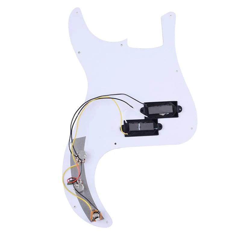 Red Pearl Pre-wired Bass Pick Guard Loaded P Bass Pickguard for Precision P Bass Red Pearl - Image 5