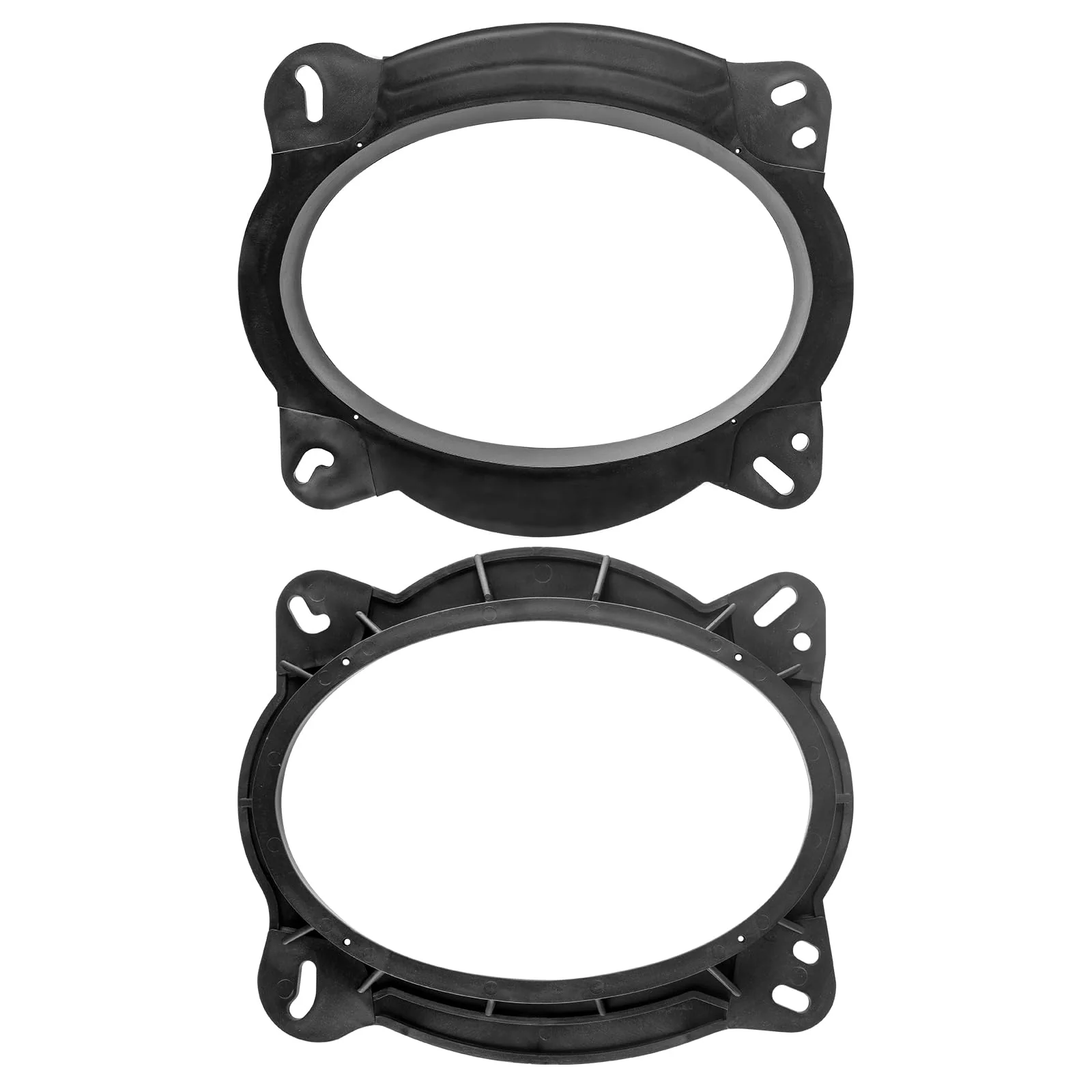 RED WOLF 6" x 9" Front Door Speaker Mount Adapter for 2004 Up Toyota 4Runner Avalon Highlander Tacoma Prius Sequoia Tundra Install 6 x 9” Aftermarket Audio Speaker Spacer Ring Bracket 2 PCS