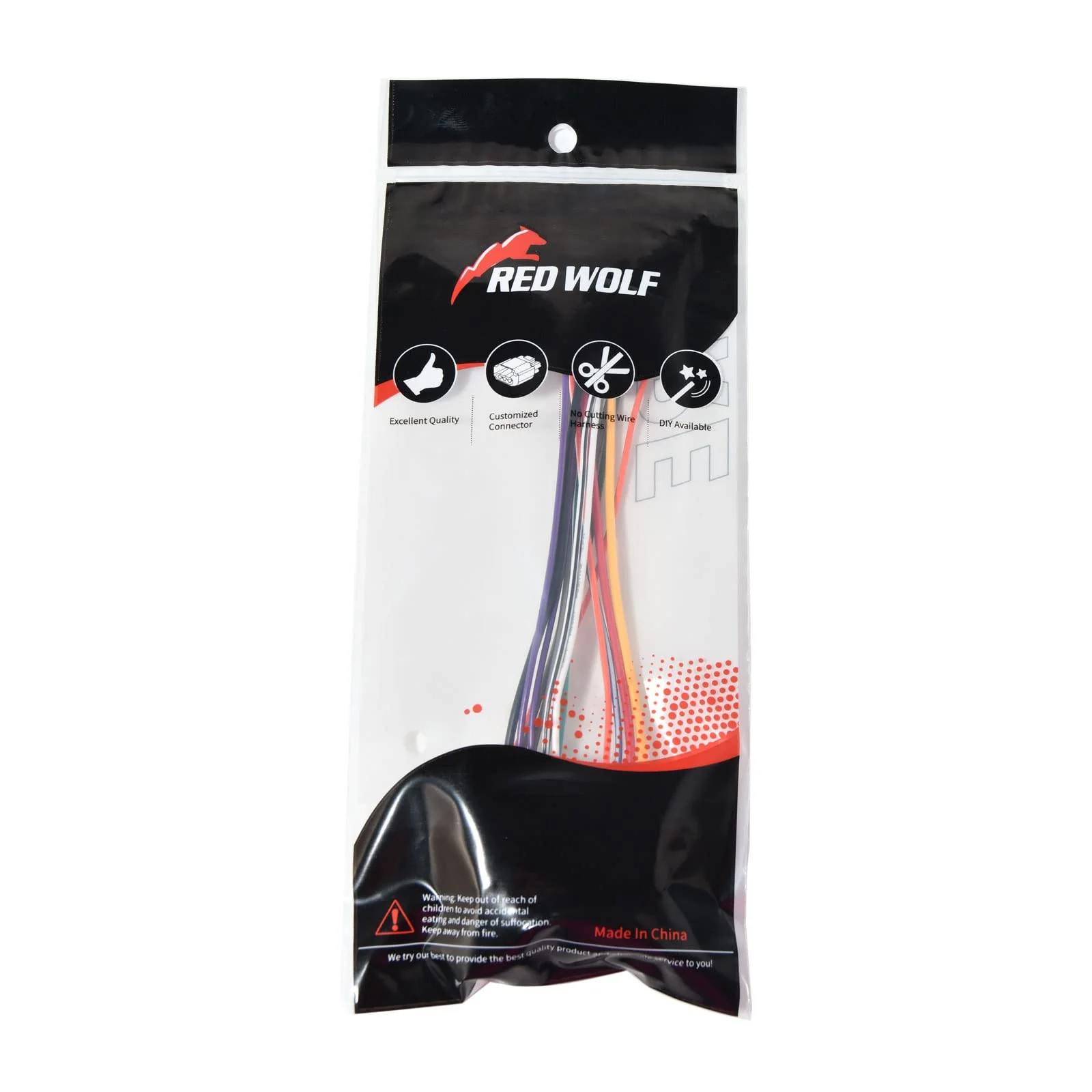 RED WOLF Radio Wire Harness Compatible with 2013-2017 Hyundai Elantra/Santa Fe, 22014-2018 Kia Forte Sorento MP3 CD Player Connector Plug Aftermaket Stereo Installation - Image 6