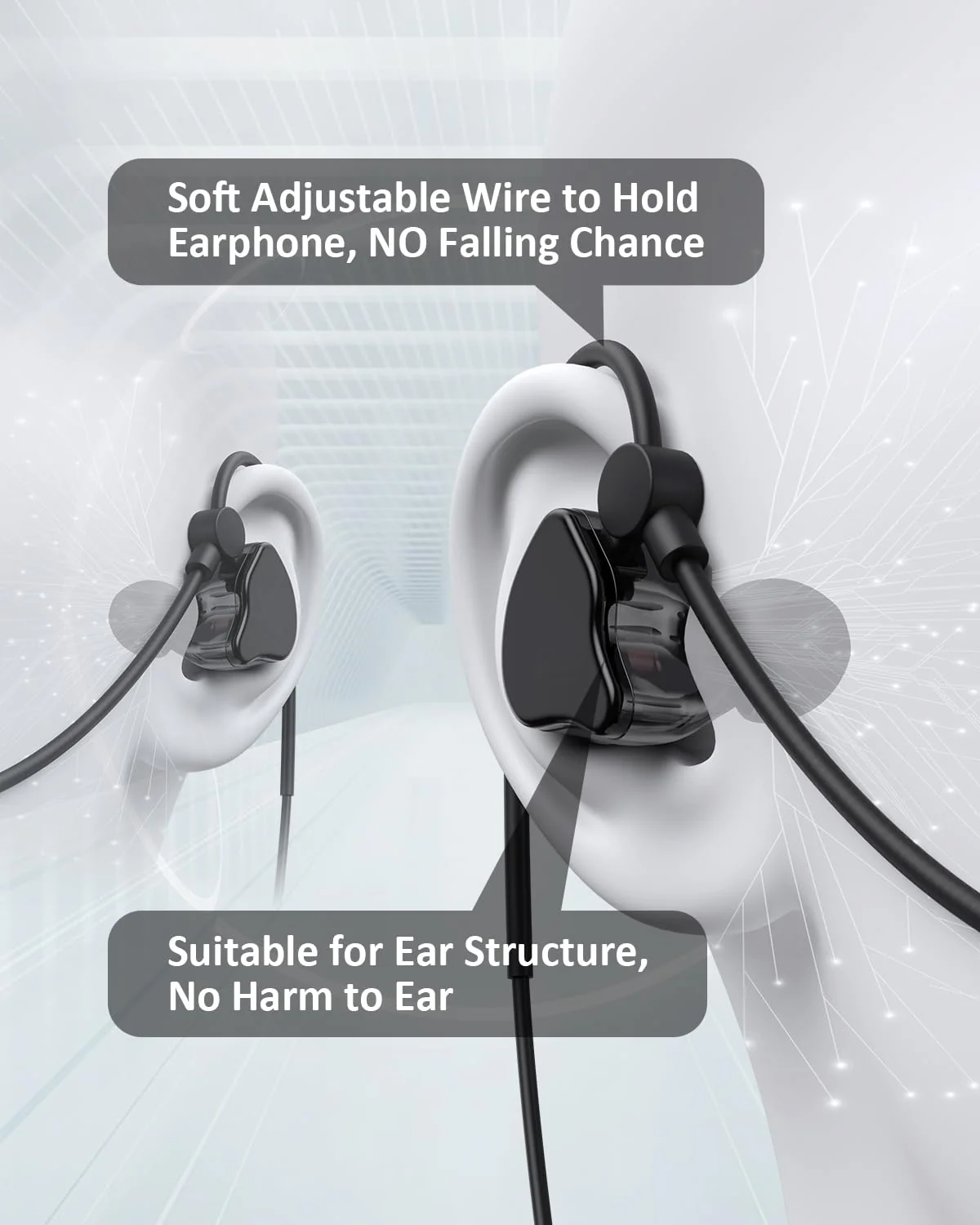 Referee Headset Earphone Newly-Designed Earpiece Professional 1pc 3.5mm Jack V6 V4 FBIM Football Arbitro Coach Judger Arbitration Earhook Soccer Headset(1PC R Earpiece) 1PC R Earpiece - Image 2