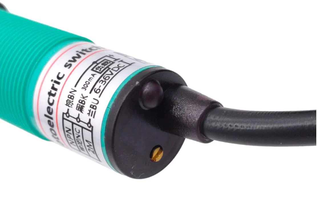 Reflector Photoelectric Sensor 6-36 Volt DC NPN NC, Diameter 18 mm Light Barrier with Mirror IR Photoelectric Sensor up to 2 Metres (Reflection Light Barrier, 2 Metres, Diameter 18 mm, NPN NC) - Image 6