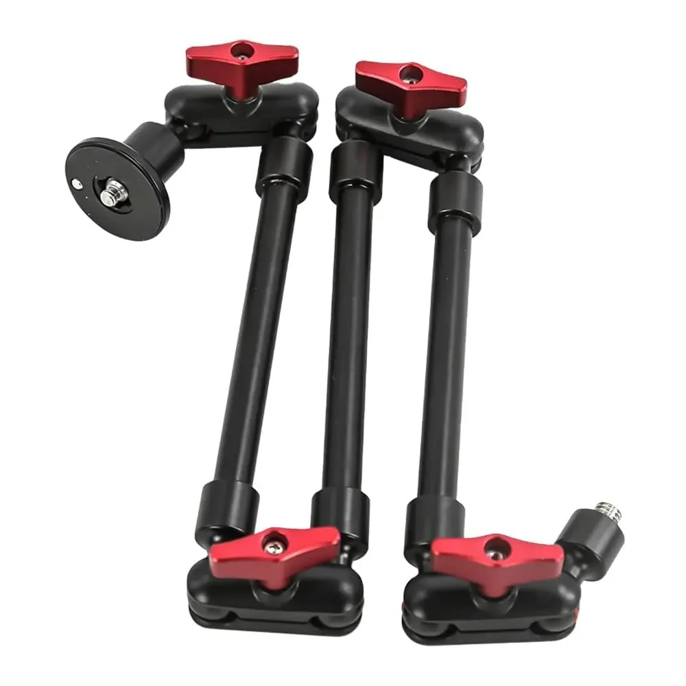 REFLEX CAMERA Adjustable Magic Arm - 80cm - with Universal Phone Holder â Flexible Aluminum Alloy Camera Mount Clamp for Tripod, Overhead Rig, Vlogging, Live Streaming, Photography, Video Recording - Image 3