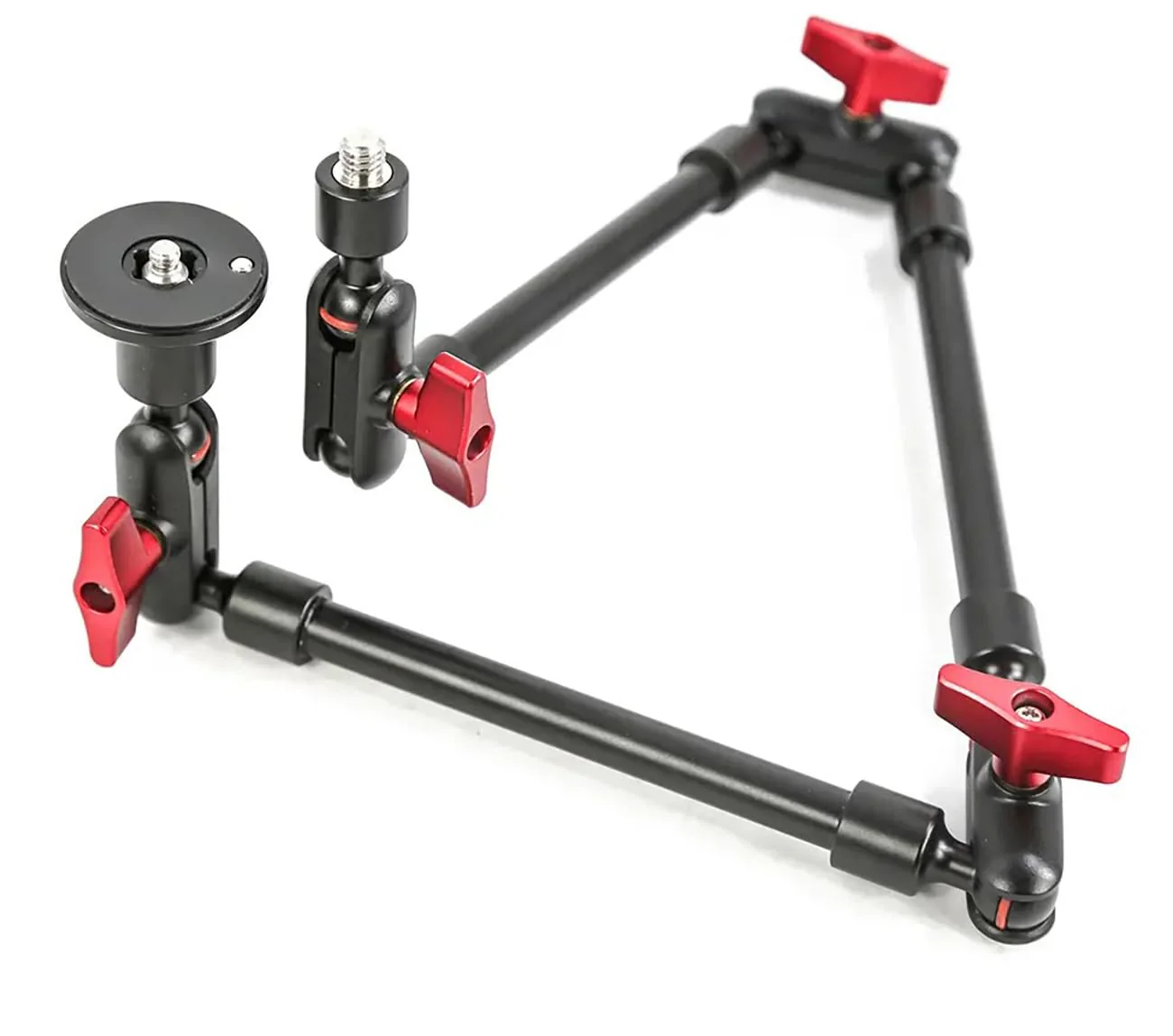 REFLEX CAMERA Adjustable Magic Arm - 80cm - with Universal Phone Holder â Flexible Aluminum Alloy Camera Mount Clamp for Tripod, Overhead Rig, Vlogging, Live Streaming, Photography, Video Recording - Image 4