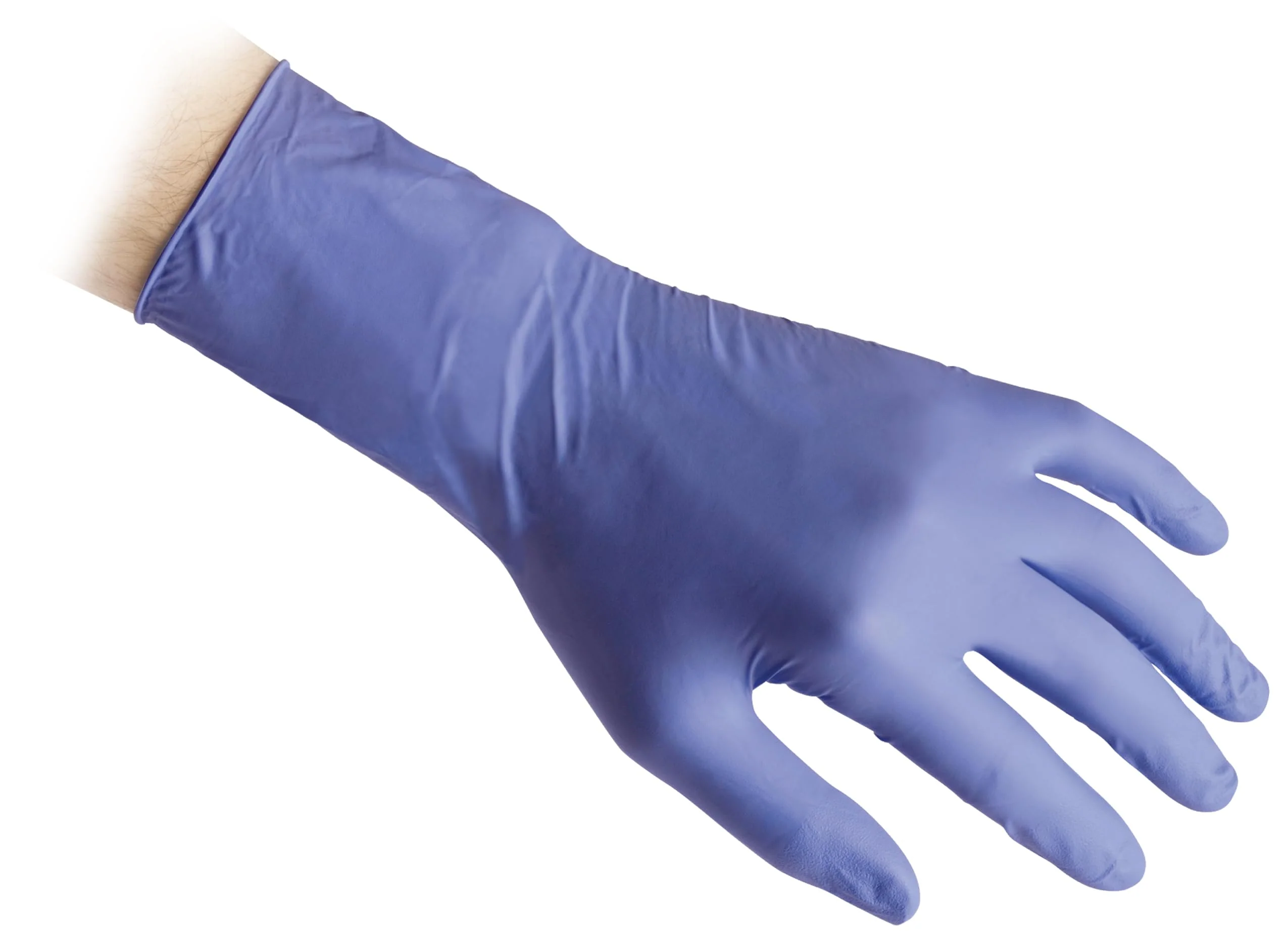 Reflexx R99/XL "HIRISK", the high resistance powder free nitrile gloves gr 8.9, Size X-Large, Blue (Pack of 50) XL - Image 2