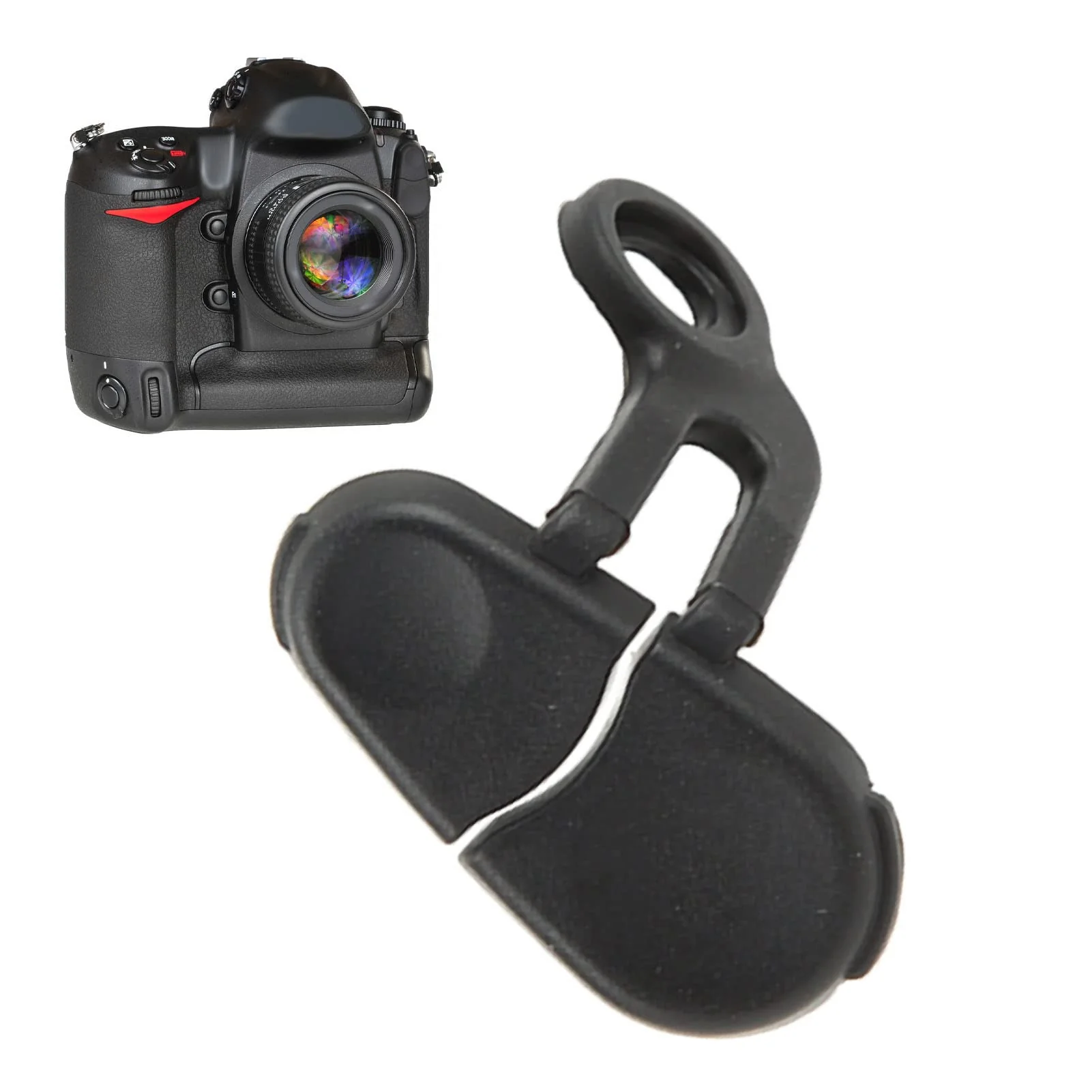 Remote Shutter Release, Rubber Top Cover Camera Shutter Release Cable Terminal Cover for D3 D3X D3S - Image 4