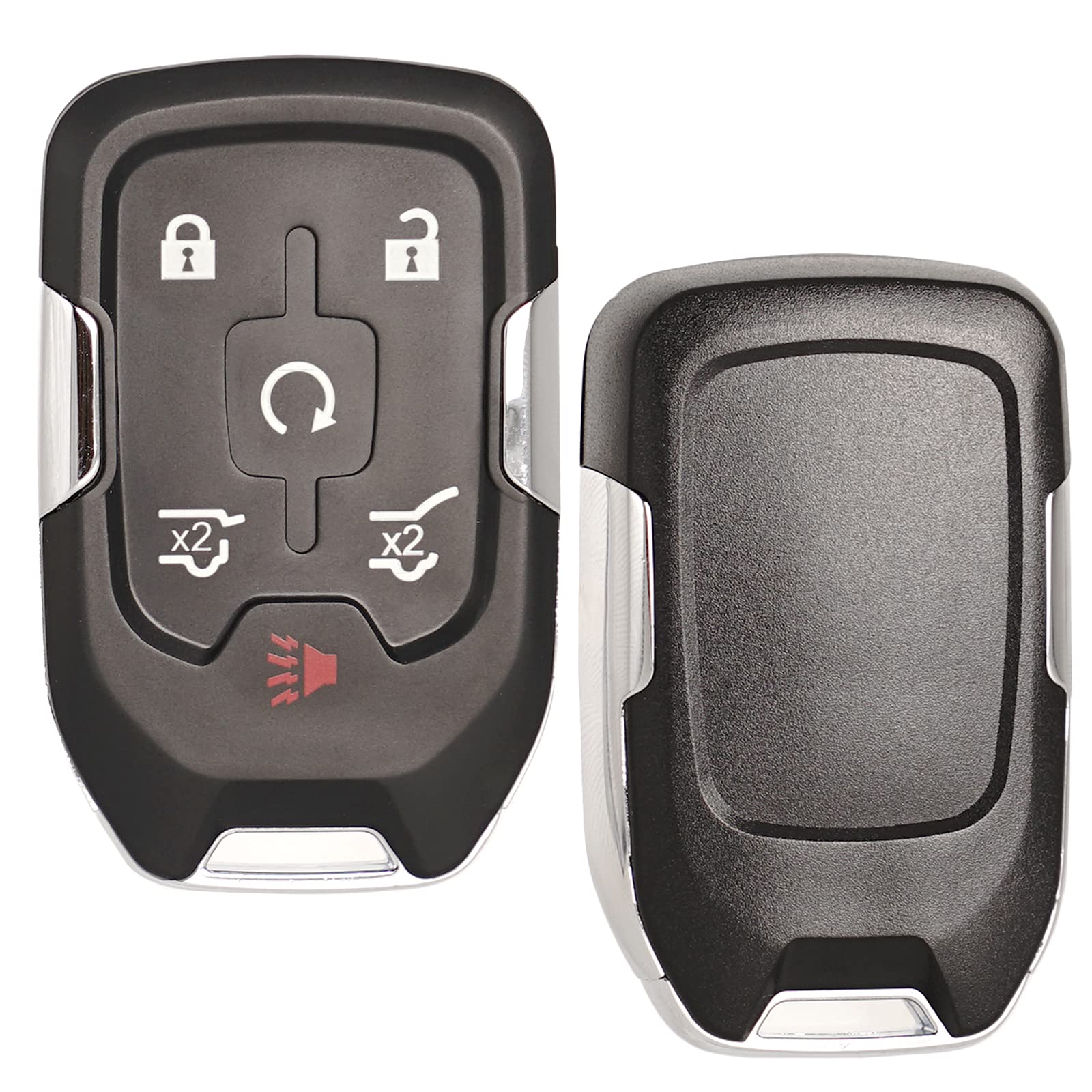 Replacement Car Key Fob Smart Proximity Keyless Entry Remote Control Compatible for GMC Yukon XL Denali Chevy Suburban Tahoe 2015 2016 2017 2018 2019 2020 HYQ1AA ‎13580804 315MHz Self-Programmable - Image 2