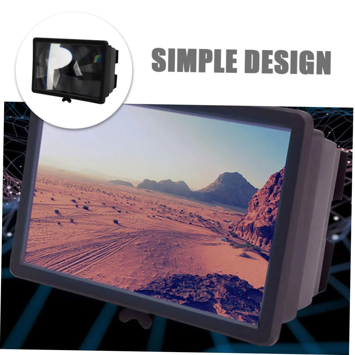 Retractable Phone Screen Magnifier with Amplifier Stereoscopic Cell Phone Screen Amplifier for Movies Videos and Gaming Compatible with All Smartphones - Image 9