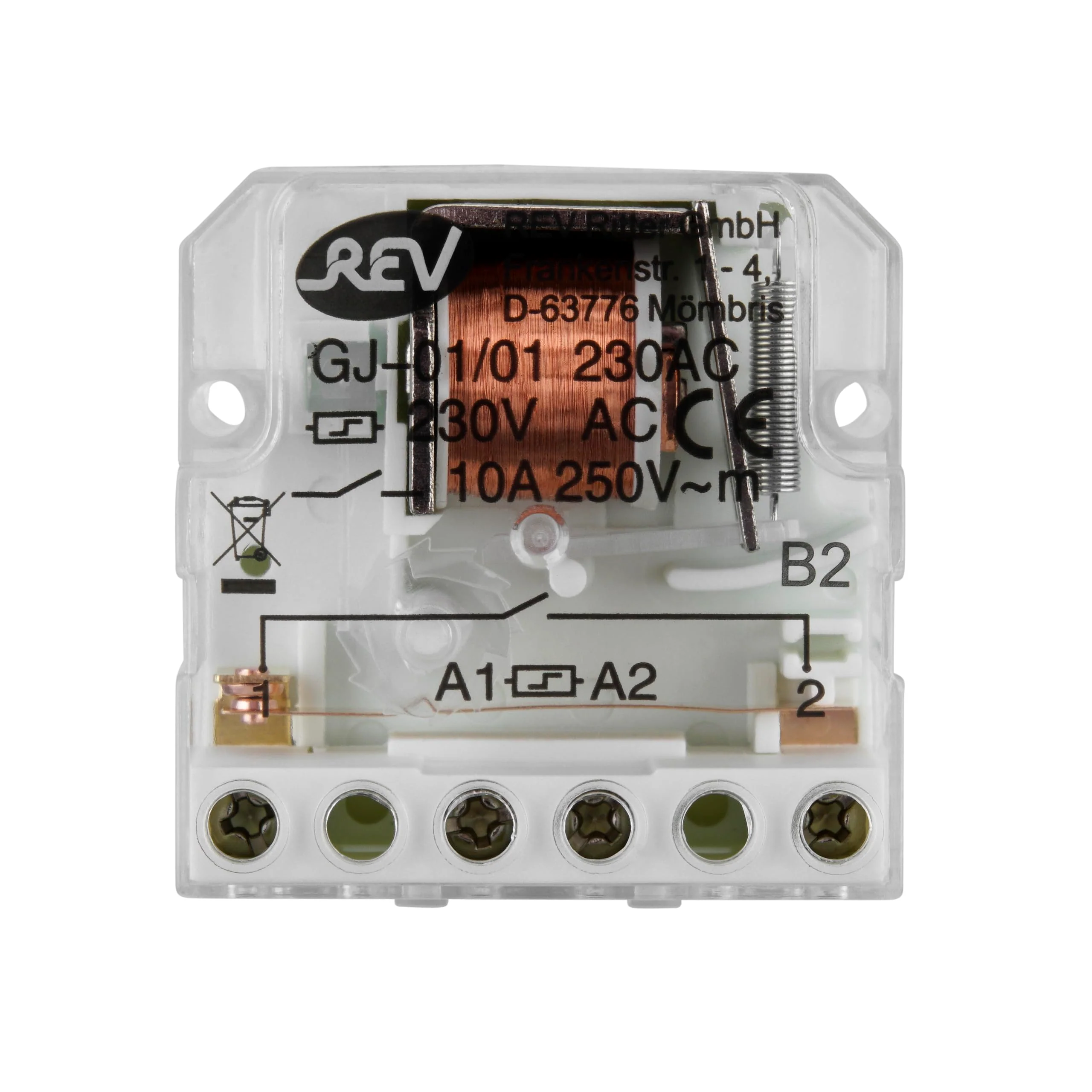 REV Ritter 0505400555 Power Surge Switch - 10 A - Image 2