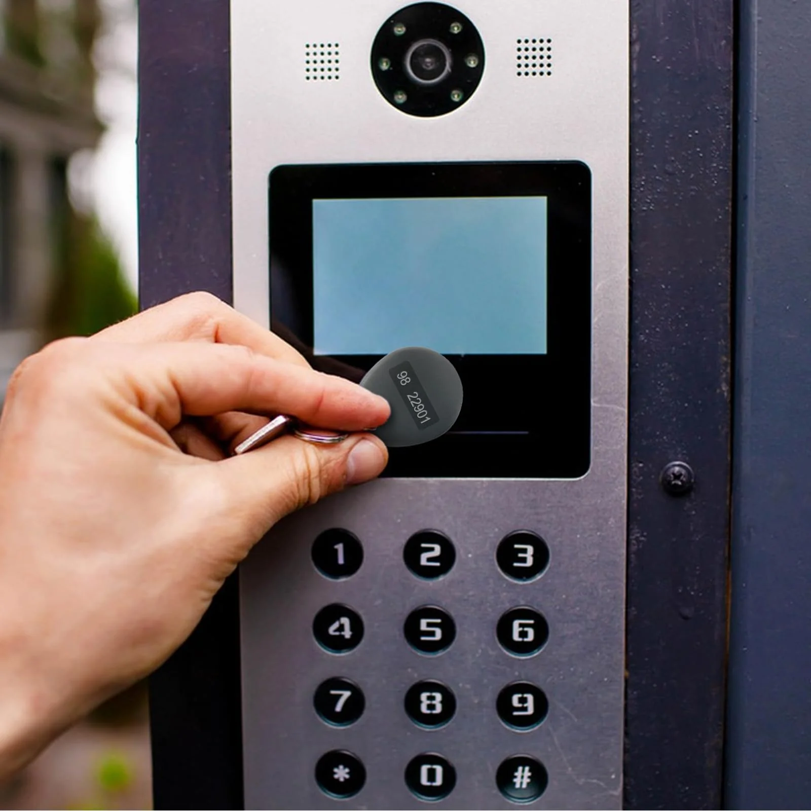 RFID Key Fobs Writable, HID 125KHZ 26 Bit Keyfobs Proximity Fob RFID Key Fob Id Card Token Tags Prox Key ISO-Prox 1346 1386 1326 H10301 Access Control Systems KeyTags (Gray,50) Gray 50 - Image 6