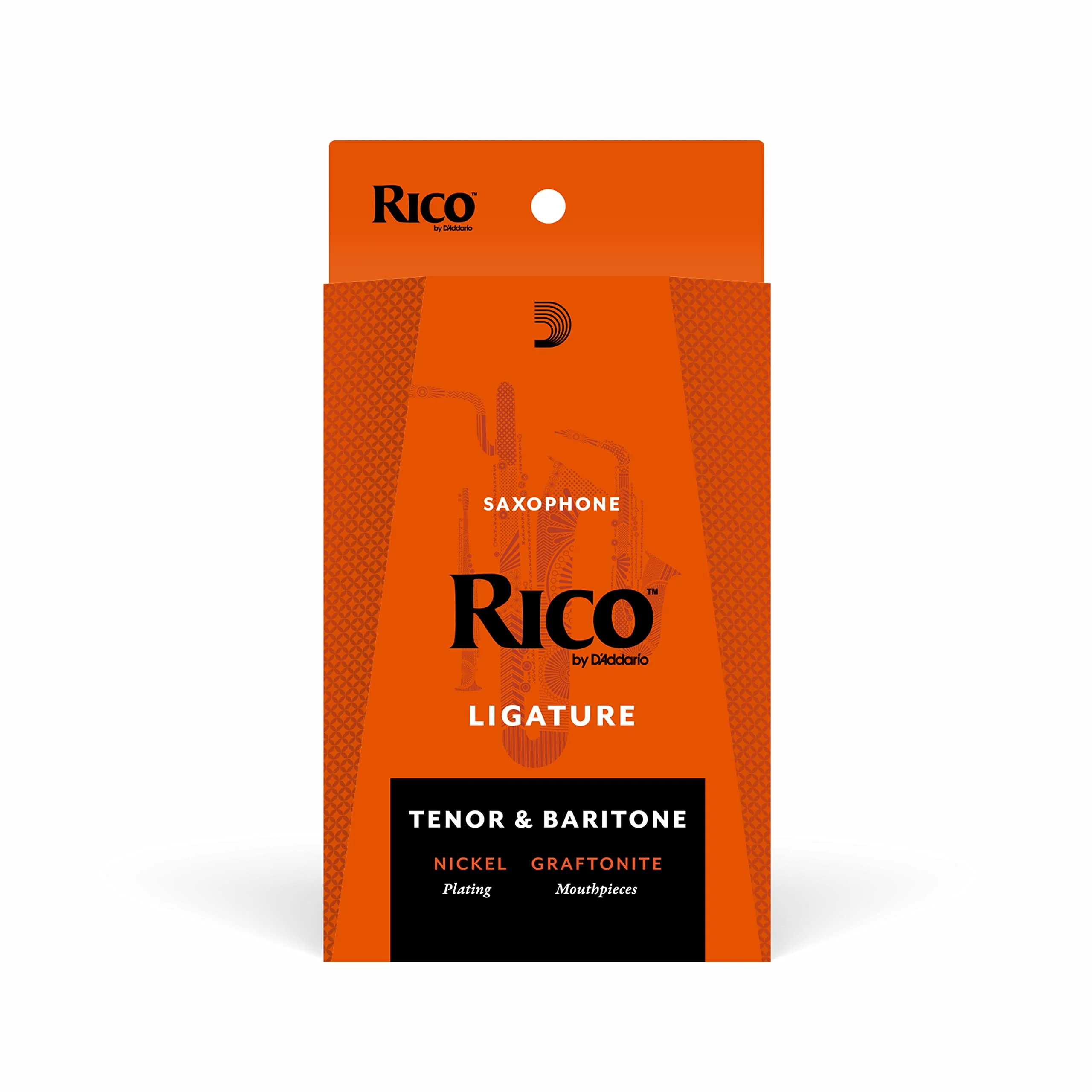 Rico Ligature, Baritone Sax, Nickel Plated Ligature Only Tenor/Baritone Sax - Image 3