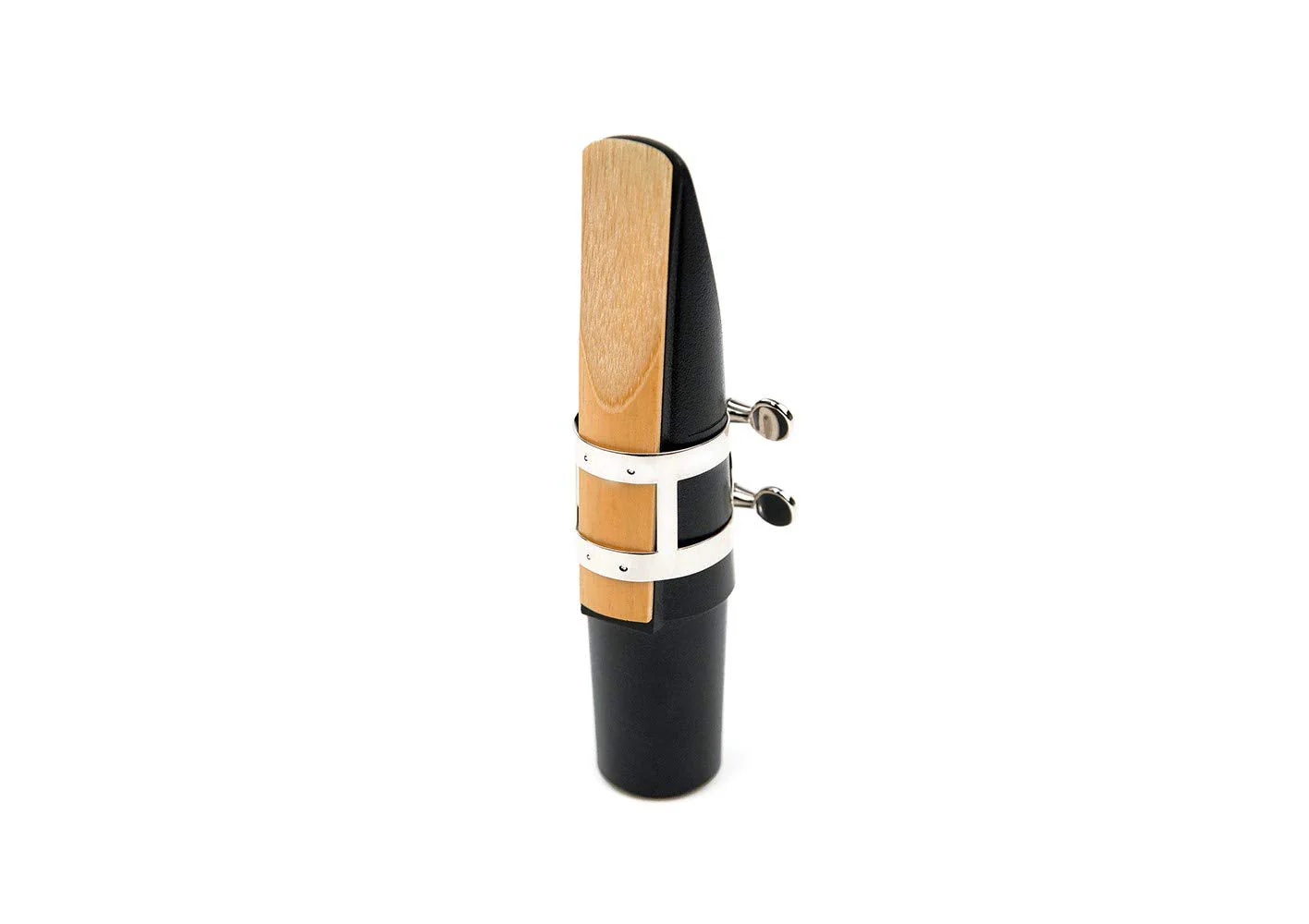 Rico Ligature & Cap, Bass Clarinet, Nickel (RBC1N) - Image 2