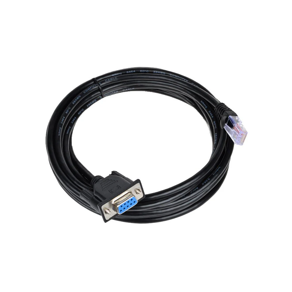 RJ45 to RS232, DB9 9-Pin Serial Port Female to RJ45 Female Cat5 Ethernet LAN Console 9.8Ft - Image 3