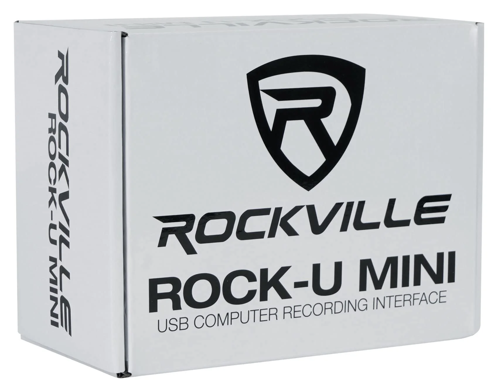 Rockville Rock-U MINI 2x2 USB Computer Recording Interface 24 Bit 192Khz Home Studio, Black - Image 8