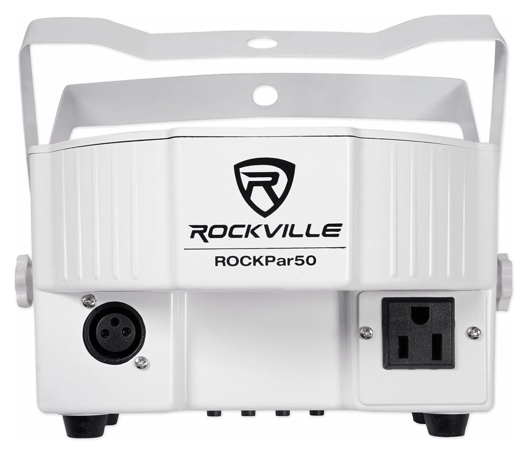 Rockville RockPAR50 White Compact 24W LED RGB Par Can DJ/Club/Stage Wash Light, DMX Control, Daisy-Chain Power, Sound-Activated, for Parties, Weddings, and Live Performances - Image 6