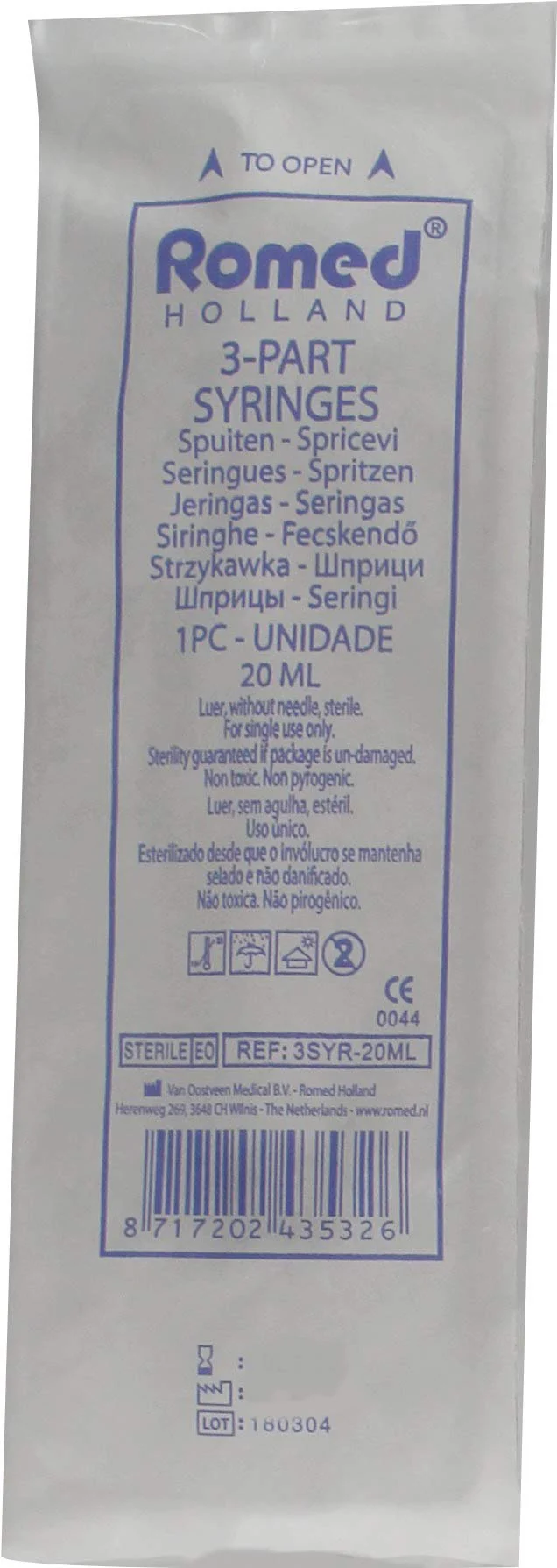 Romed Disposable Syringes 3-Piece 5 ml 1 x 100 Pieces - Image 8