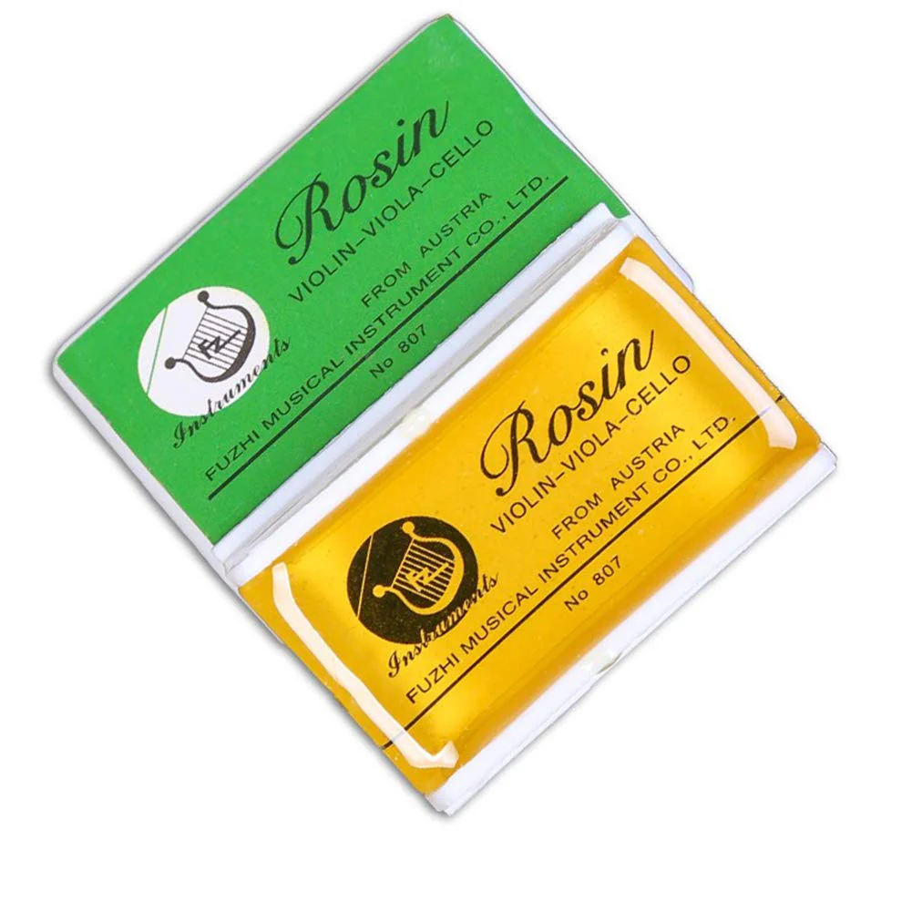 Rosin Natural for Violin Cello Viola Rosin Light Low Dust for Bows String Music Instrument Accessory Yellow with Case 3 Pack - Image 3