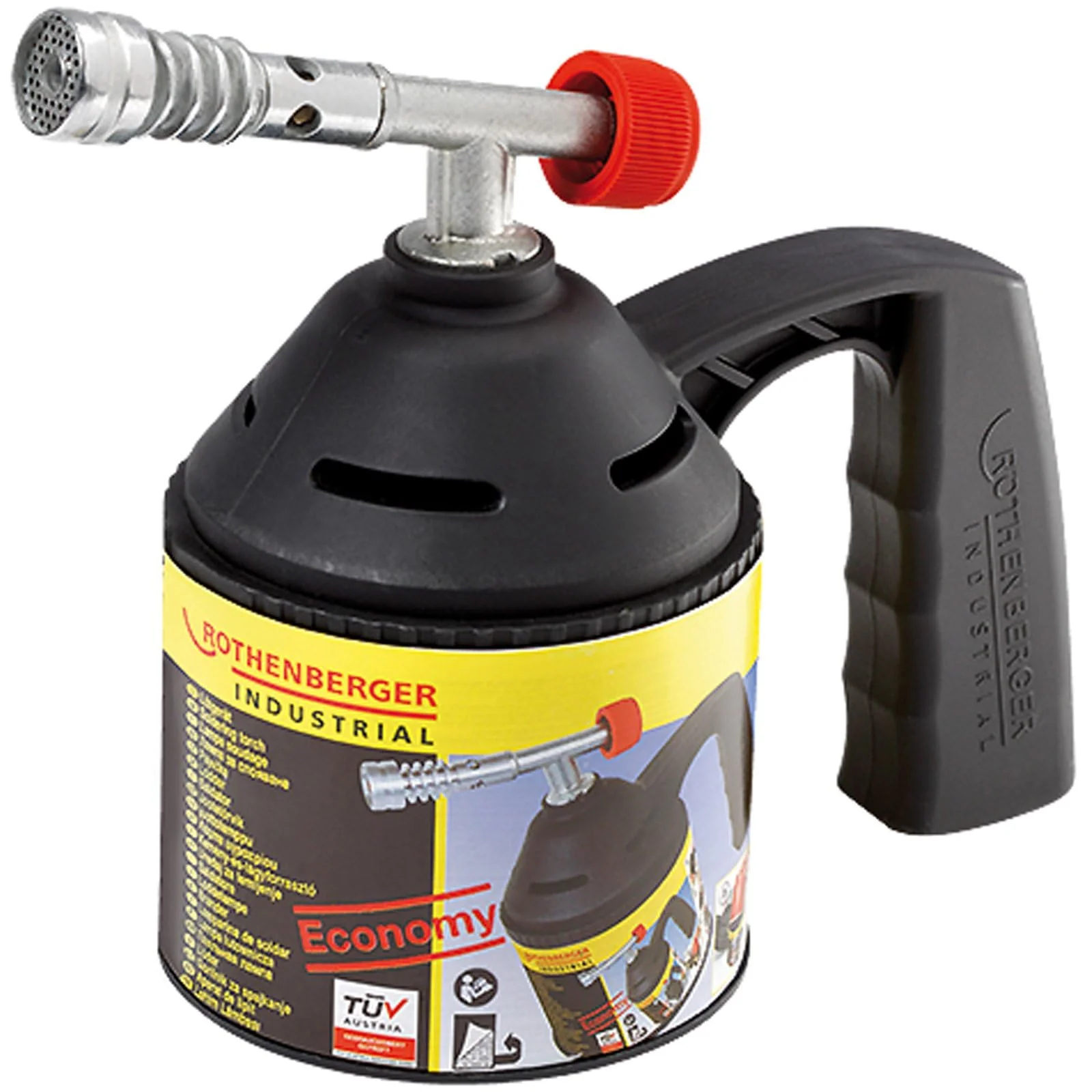 Rothenberger Industrial Roflame, Economy Blowtorch, Bunsen Burner, Soldering Gas, Gas Burner 35912