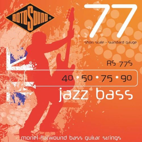 Rotosound RS77S Monel Flatwound Short-Scale Bass Guitar Strings (40 50 75 90) .040-.090 Standard Short Scale - Image 2