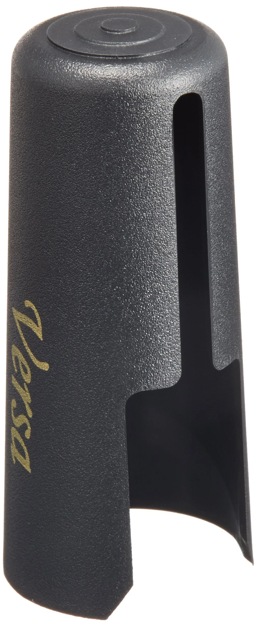 Rovner V1RVS Versa Ligature with Cap for Hard Rubber Soprano Sax, Gold Fittings - Image 2