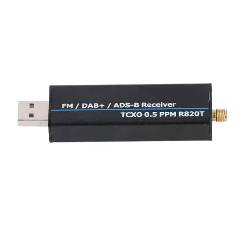 RTL SDR Receiver, 100KHz to 1766MHz RTL2832U R820T2 0.5PPM TCXO Software Defined Radio Receiver with AM, NFM, FM, DSB, USB, LSB, CW Modes, 8-Bit ADC, 50DB Dynamic Range - Image 8