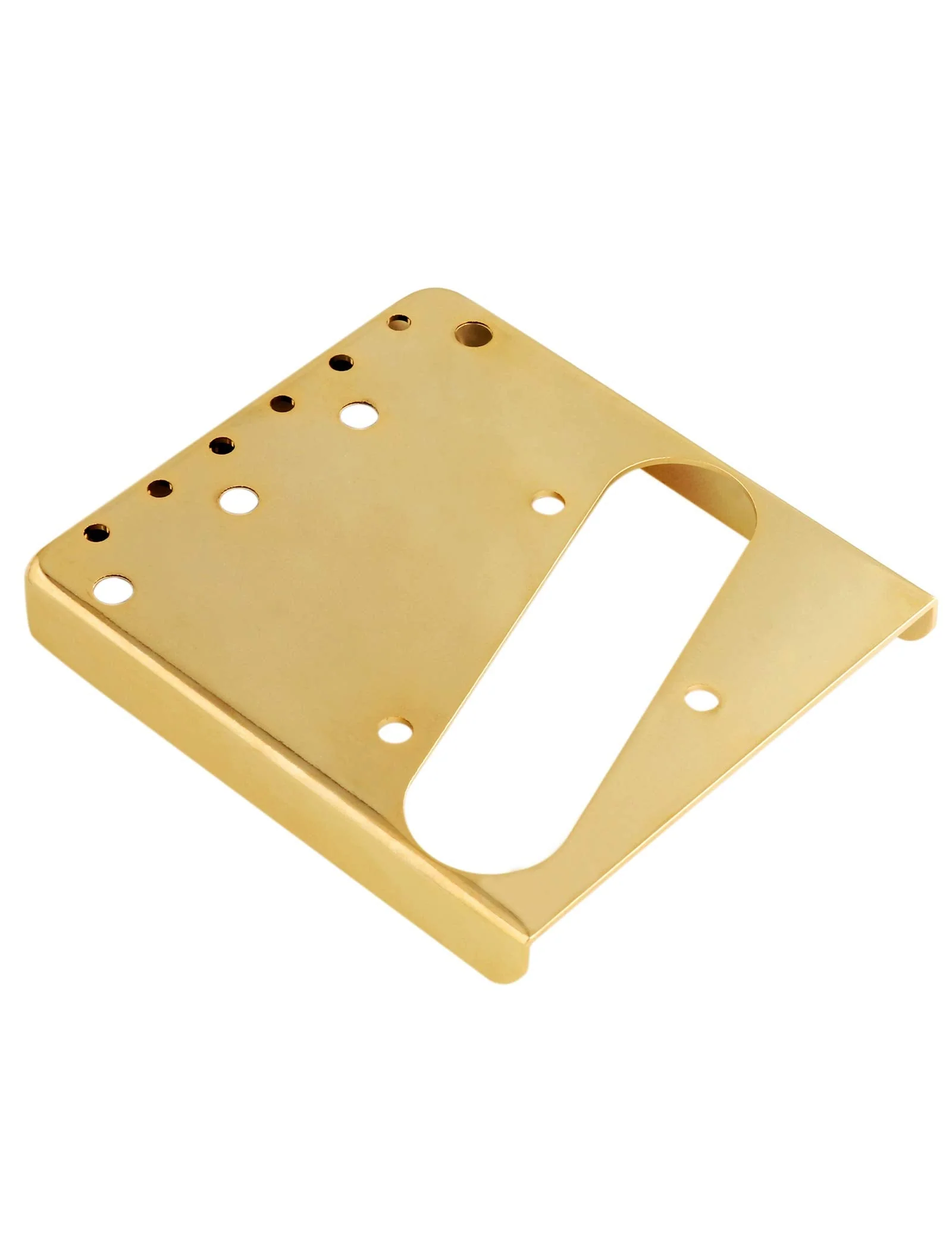 Rubatone Guitar Bridge Tailpiece 3Pcs Zinc Saddles Bridge Top or Bottom Load Ashtray Style for Vintage Tele Telecaster Style Electric Guitar Parts Gold. - Image 7