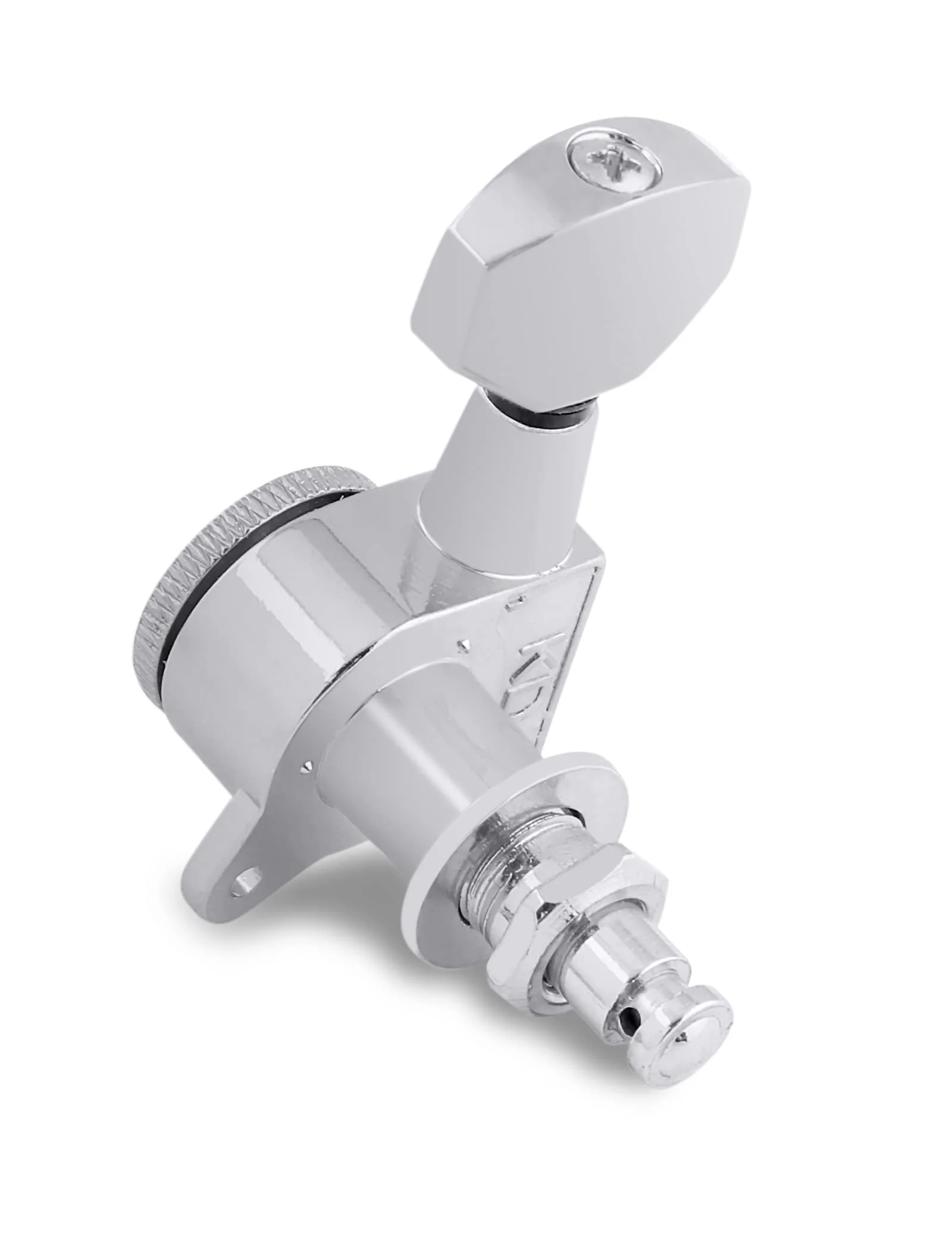 Rubatone Locking Guitar String Tuning Pegs Sealed Machine Heads Tuners Tuning Keys 6 In Line for Right Handed Electric Guitar or Acoustic Guitar Chrome. - Image 5