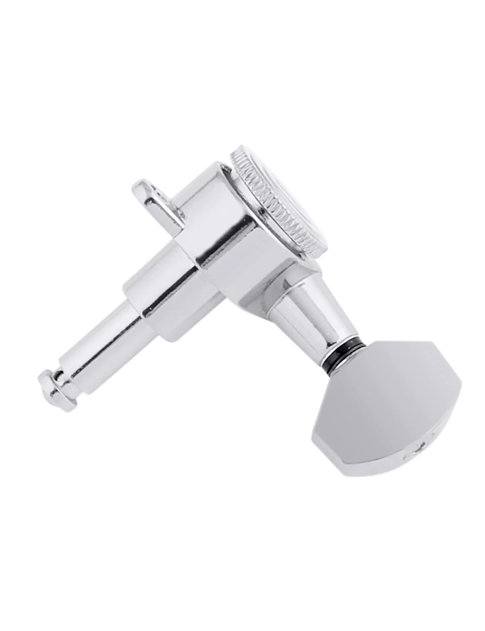 Rubatone Locking Guitar String Tuning Pegs Sealed Machine Heads Tuners Tuning Keys 6 In Line for Right Handed Electric Guitar or Acoustic Guitar Chrome. - Image 6