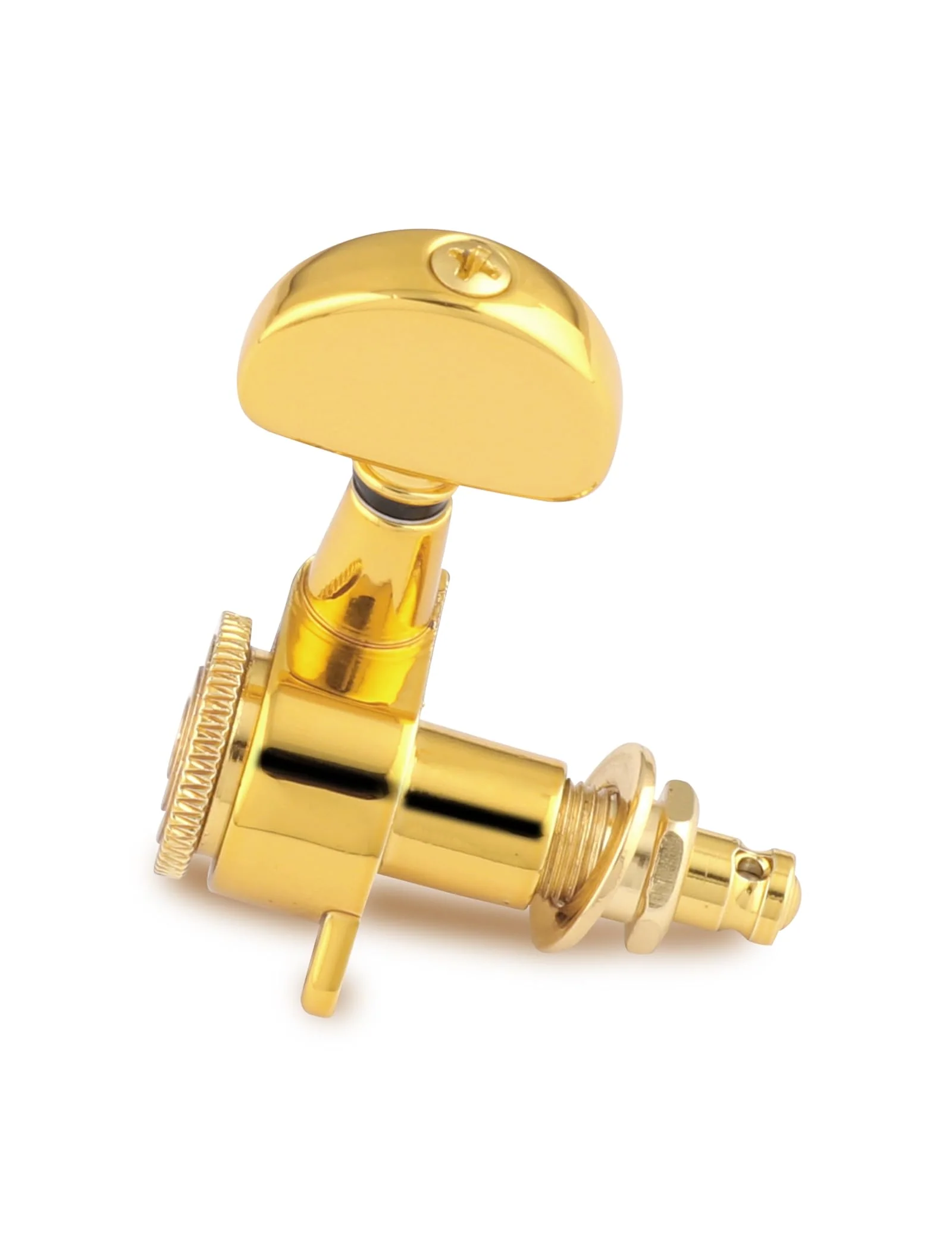 Rubatone Locking Guitar String Tuning Pegs Sealed Machine Heads Tuners Tuning Keys 6 In Line for Right Handed Electric Guitar or Acoustic Guitar Half Round Head Gold. - Image 8