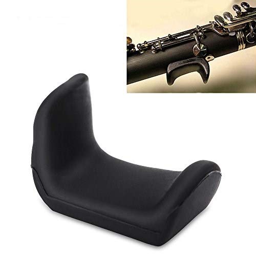 Rubber Clarinet Thumb Rest Cushion Protector 2pcs Comfortable Oboe Thumb Cushion 1.45-1.75cm Rubber Thumb Finger Rest Cushion for Oboe Clarinet Instruments(1.5mm+3.5mm)