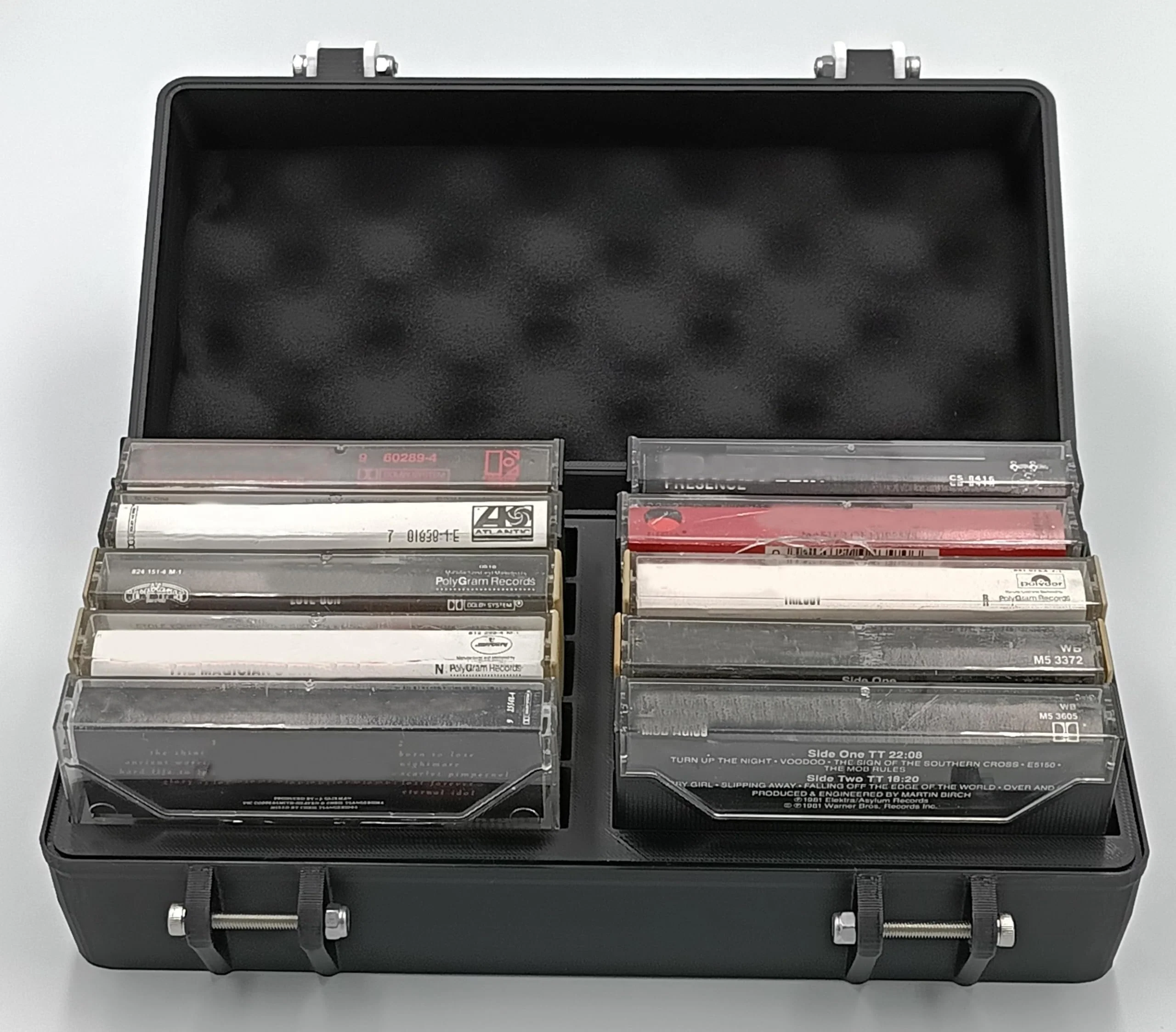 Rugged Protective Carrying Case for Cassettes - Holds 10 Tapes - Image 2