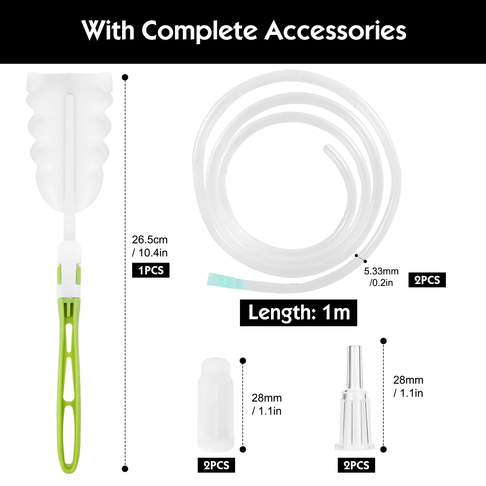 Samulee Syringe 350 ml + 550 ml, 2 Pieces Syringe Set, Dosing Syringe, Large Syringe for Engine Oil, Laboratory, Animal Feeding, Garden, Scientific Research - Image 3