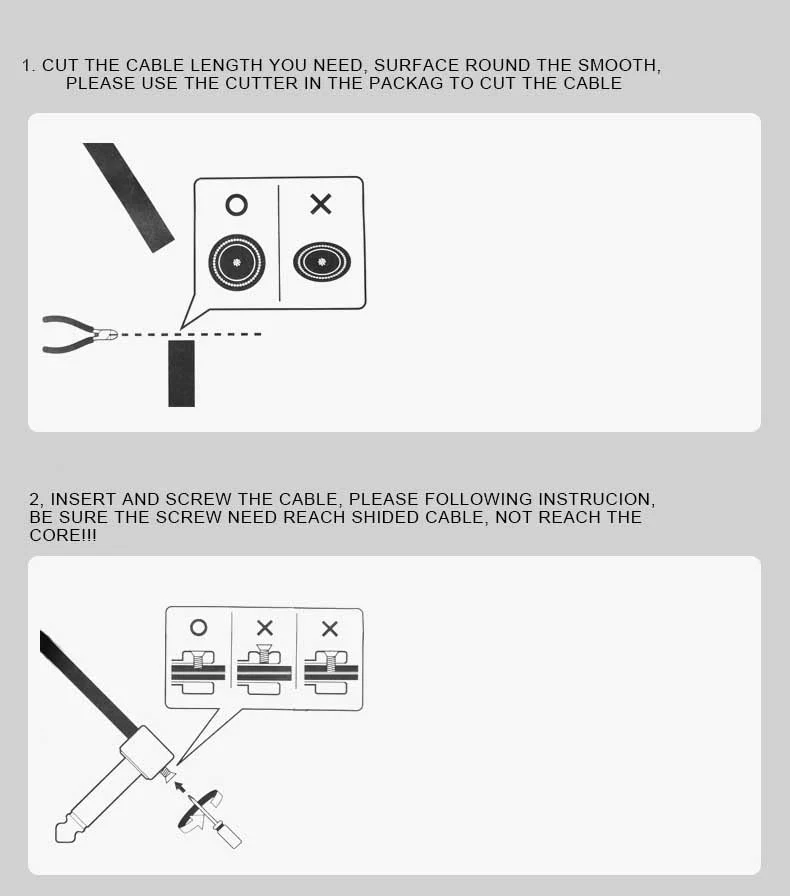 SAPHUE Guitar Bass Patch Cable Multi Effects Guitar Pedal, Solderless Pedalboard Cable Kit,10ft Cable 10 Tip Connectors Solderless 6.35 Mono Plugs for Effect Pedal Make 5 DIY Custom Patch Cables Straight Black Cap Cable Kits - Image 7