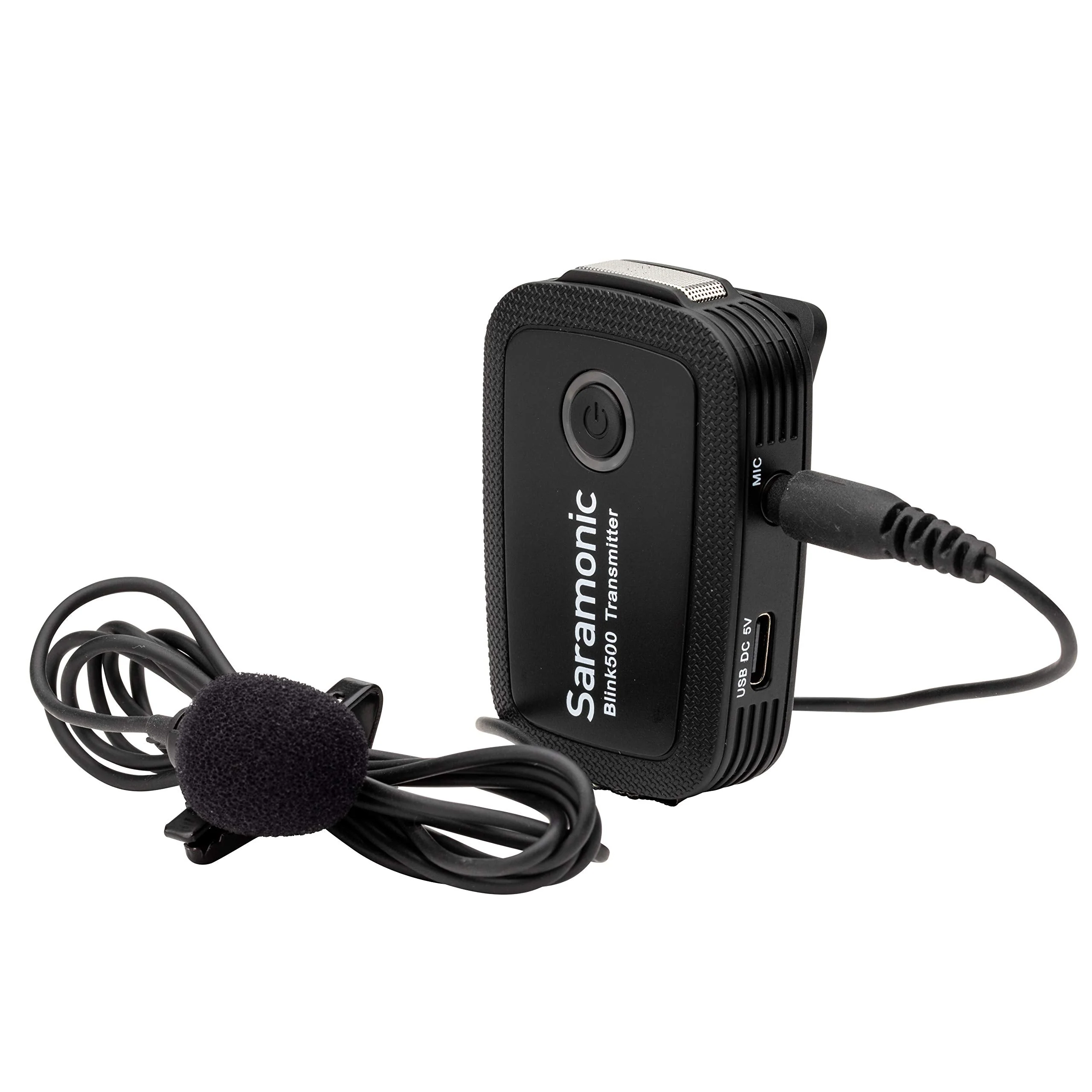 Saramonic 2.4 GHz Wireless Clip-On Transmitter w/Built-in Microphone & Lav for Blink 500 Receivers (BLINK500TX), Black - Image 3