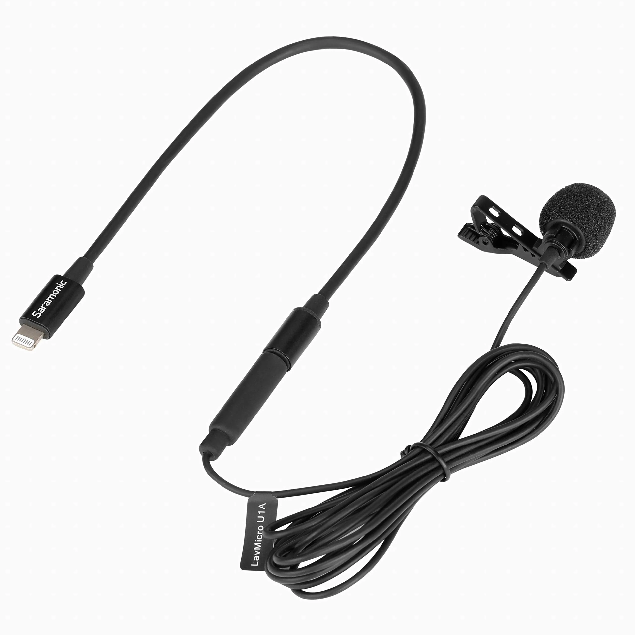 Saramonic LavMicro U1A | Lavalier Microphone with Lightning for Apple iPhone, or iPad with a Built-in 6.6-Foot (2m) Cable for Vlogging, Interviews, YouTube, TikTok, Live Streaming Lightning - 6.6' - Image 7