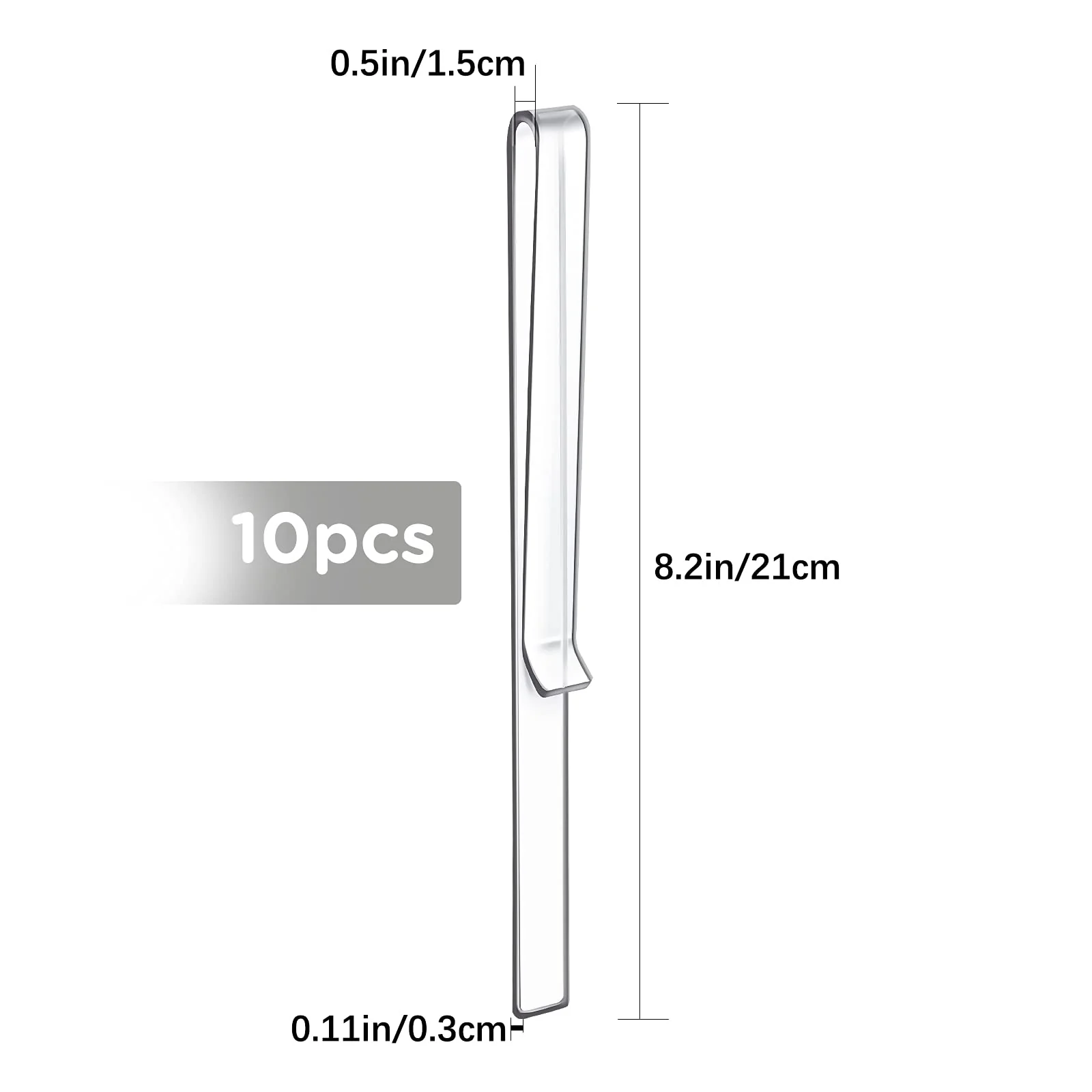SAVITA 10 Pcs Music Stand Clips, Clear Acrylic Music Holder Clip Book Page Clip for Wind for Musician Composer Outdoor Gig Rehearsal Easy Reading - Image 2