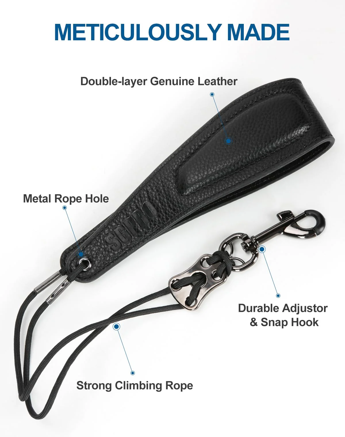 Saxophone Neck Strap with Adjustable Length, Ergonomic Soft Pads & Design - Robust Soprano, Tenor, Alto Saxophone Strap with Metal Adjuster & Swivel Hook, Perfect Saxophone Accessories Gift - Image 4