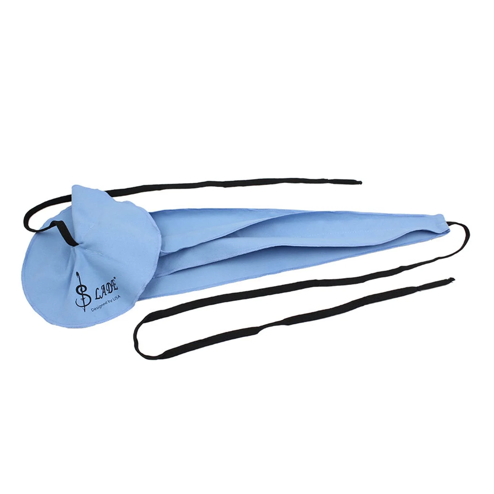 Saxophone Swab Cleaning Cloth Swab for Inside Tube Cleaning Care Tool for Sax/Straight Saxophone Blue