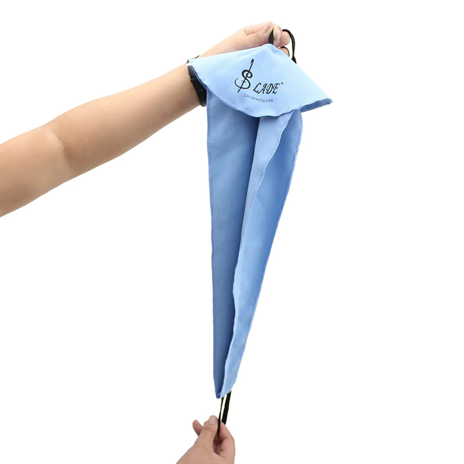 Saxophone Swab Cleaning Cloth Swab for Inside Tube Cleaning Care Tool for Sax/Straight Saxophone Blue - Image 6