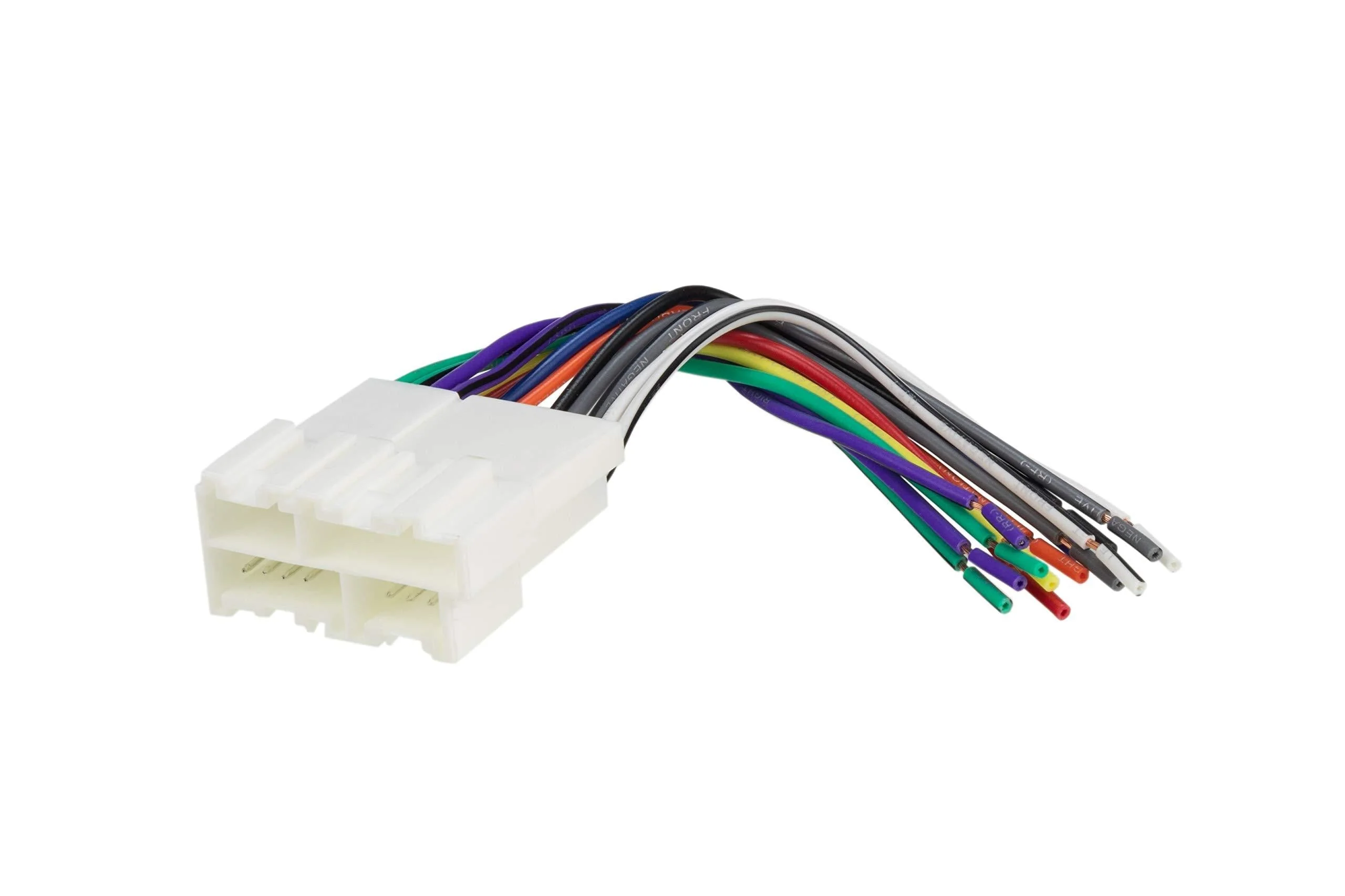 SCOSCHE GM02B Car Speaker Wire Harness Aftermarket Stereo Connector Kit for Select 1988-2005 GM Vehicles 1986-05 GM Mini Wire Harness
