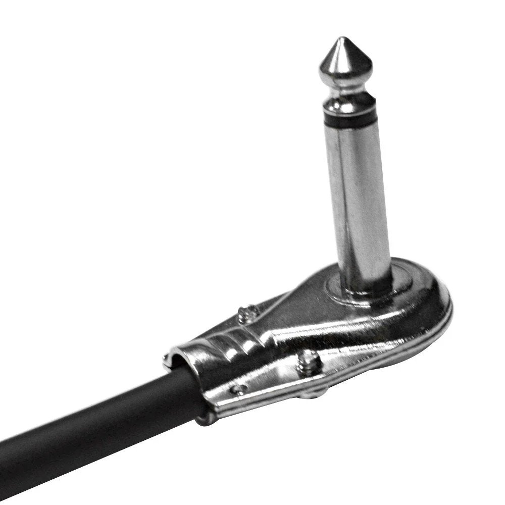 Seismic Audio - SAGPC6-RV - 6 Pack of Pedal Board Pro Effects Cables with Low Profile Right Angle Plugs - Image 3