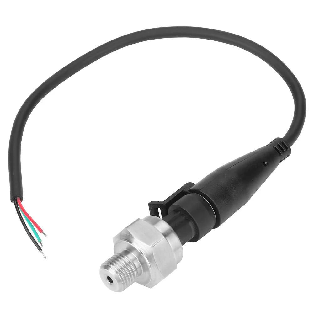 Sensor Transducer Pressure, Fydun Pressure Sensor G1/4 Inch Input 5V Pressure Transmitter Output 0.5-4.5V/0-5V Stainless Steel Water Pressure Sensor for Diesel Oil Gas Water Air Fuel, 0-150 psi
