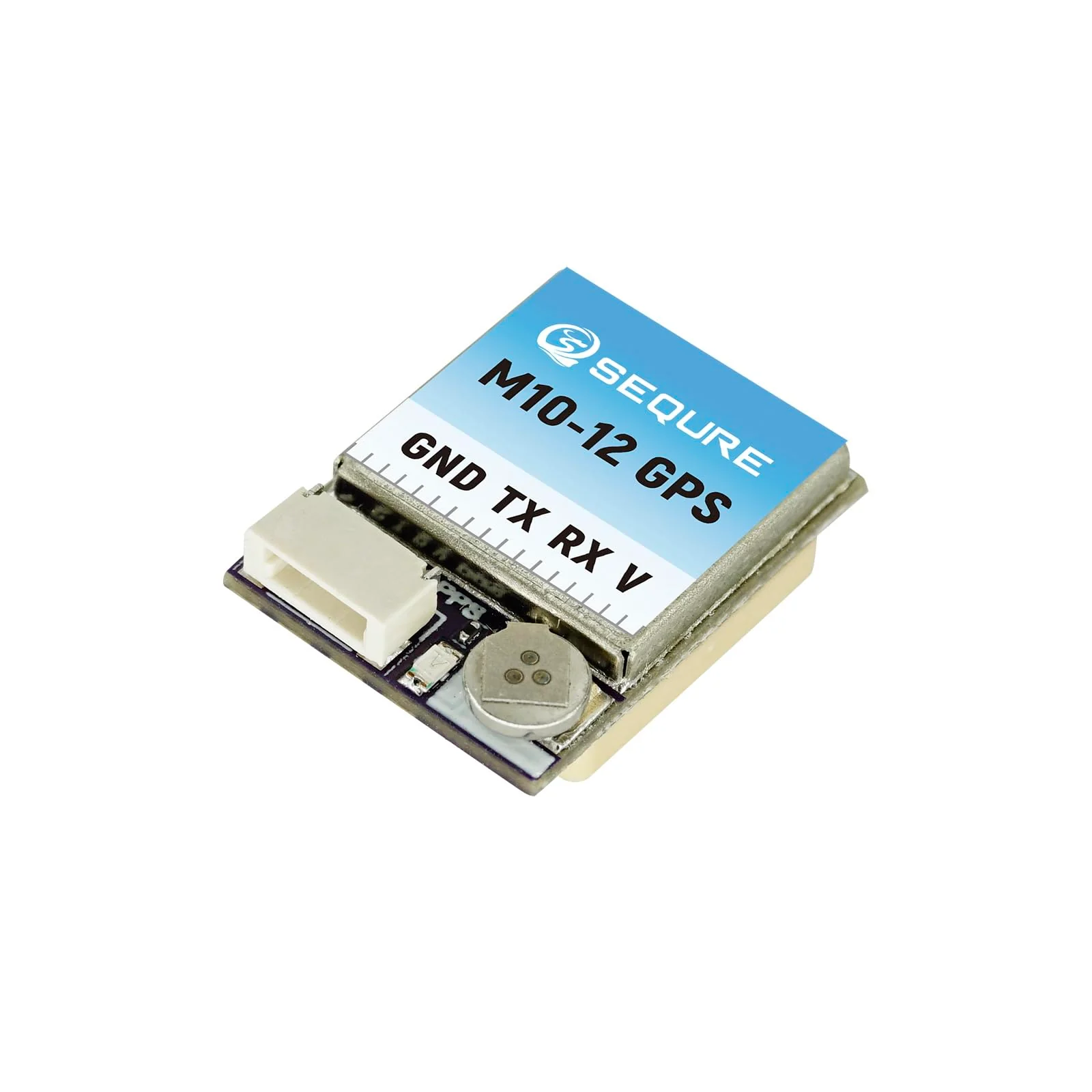 SEQURE M10-12 Mini FPV GPS Module with Upgraded 10th Generation Chip Ceramic Antenna Fast Satellite Positioning for FPV Racing Drones M1012