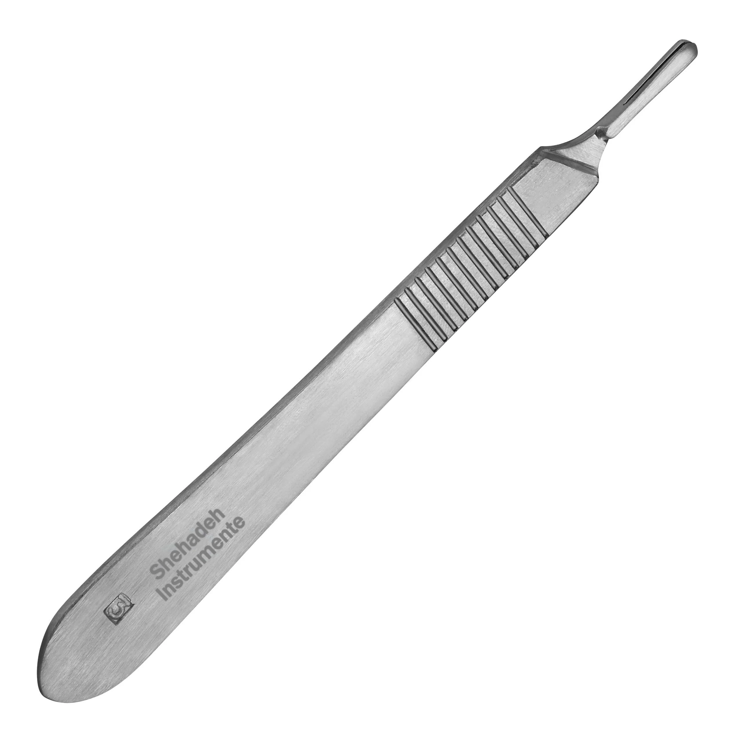 Set of 10 Sterile Scalpel Blades Figure 11 Made of Carbon Steel - Replacement Blades + 1 x Shehadeh - Scalpel Holder - Stainless Steel - Image 4
